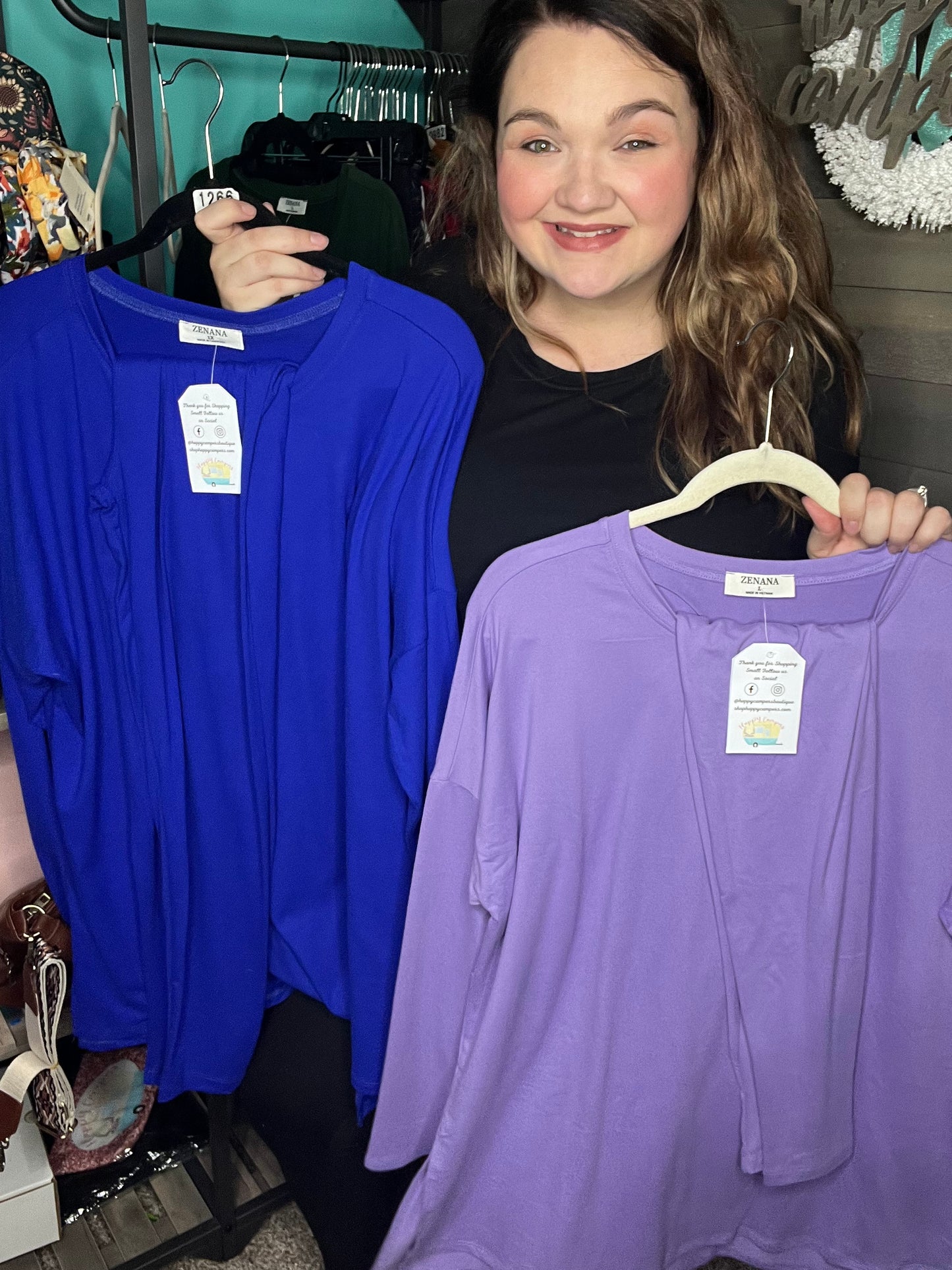 Zenana - BRUSHED DTY MICROFIBER LOUNGEWEAR SET-Happy Campers Boutique-Happy Campers Boutique, Women's Fashion and More in Plainwell, MI