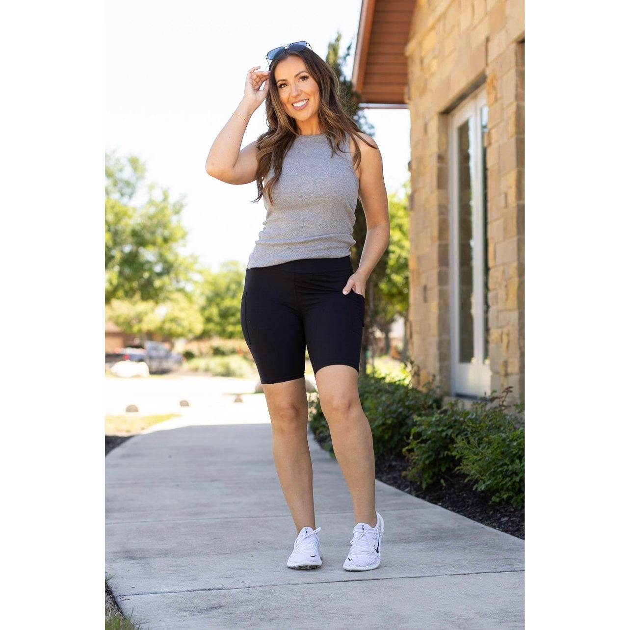 Julia Rose - Pocket Biker Shorts-Happy Campers Boutique-Happy Campers Boutique, Women's Fashion and More in Plainwell, MI