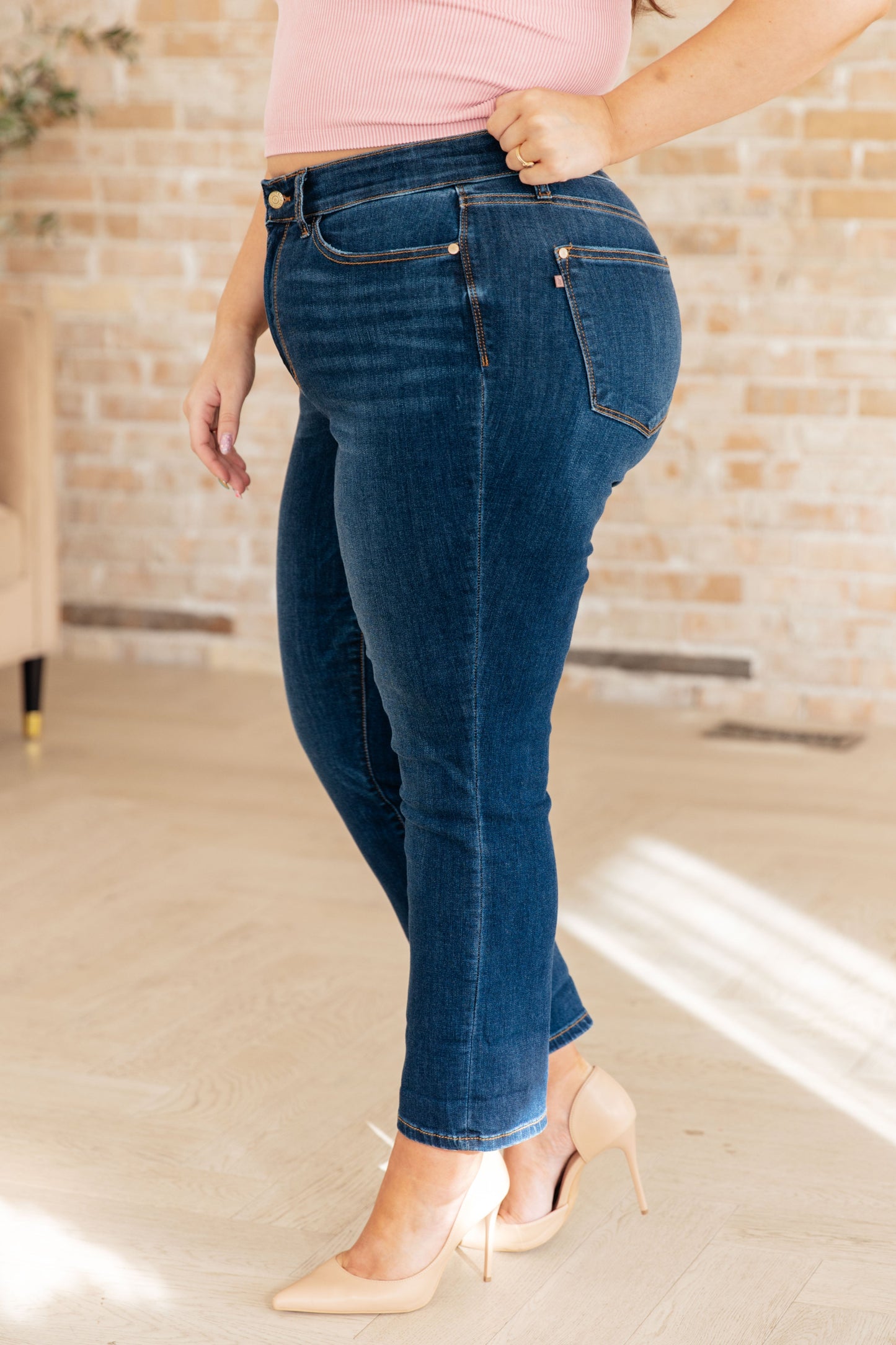 Bette Mid Rise Vintage Cuffed Skinny Capri-Womens-Ave Shops-Happy Campers Boutique, Women's Fashion and More in Plainwell, MI