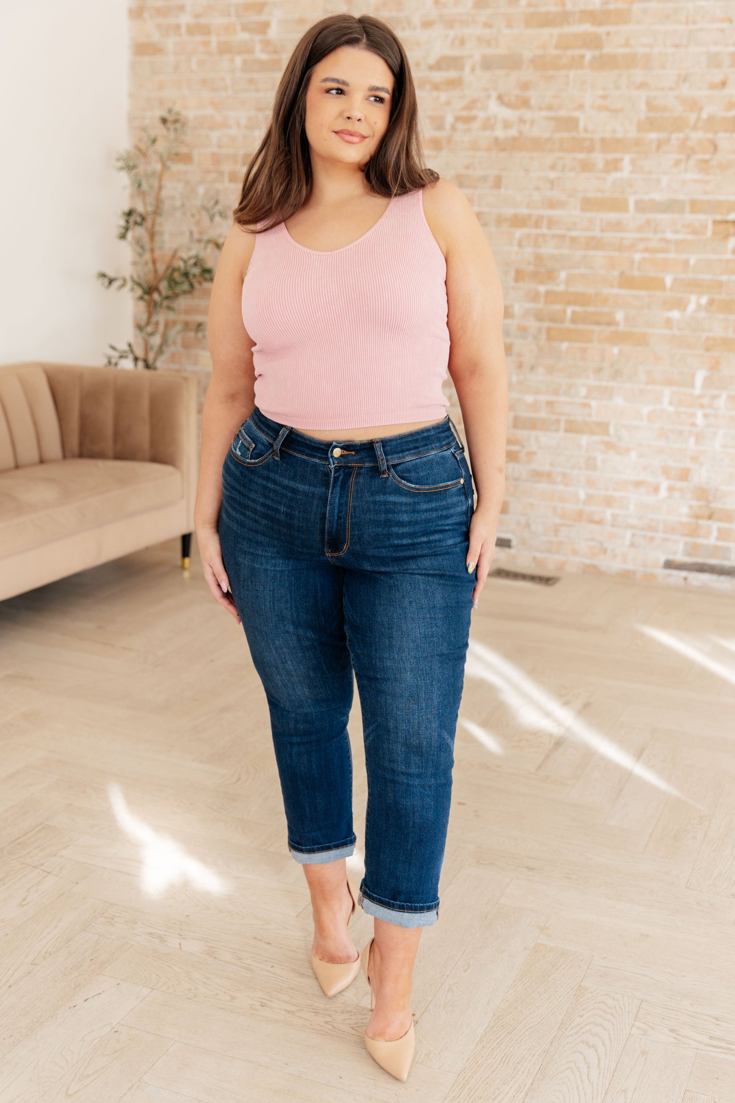 Bette Mid Rise Vintage Cuffed Skinny Capri-Womens-Ave Shops-Happy Campers Boutique, Women's Fashion and More in Plainwell, MI