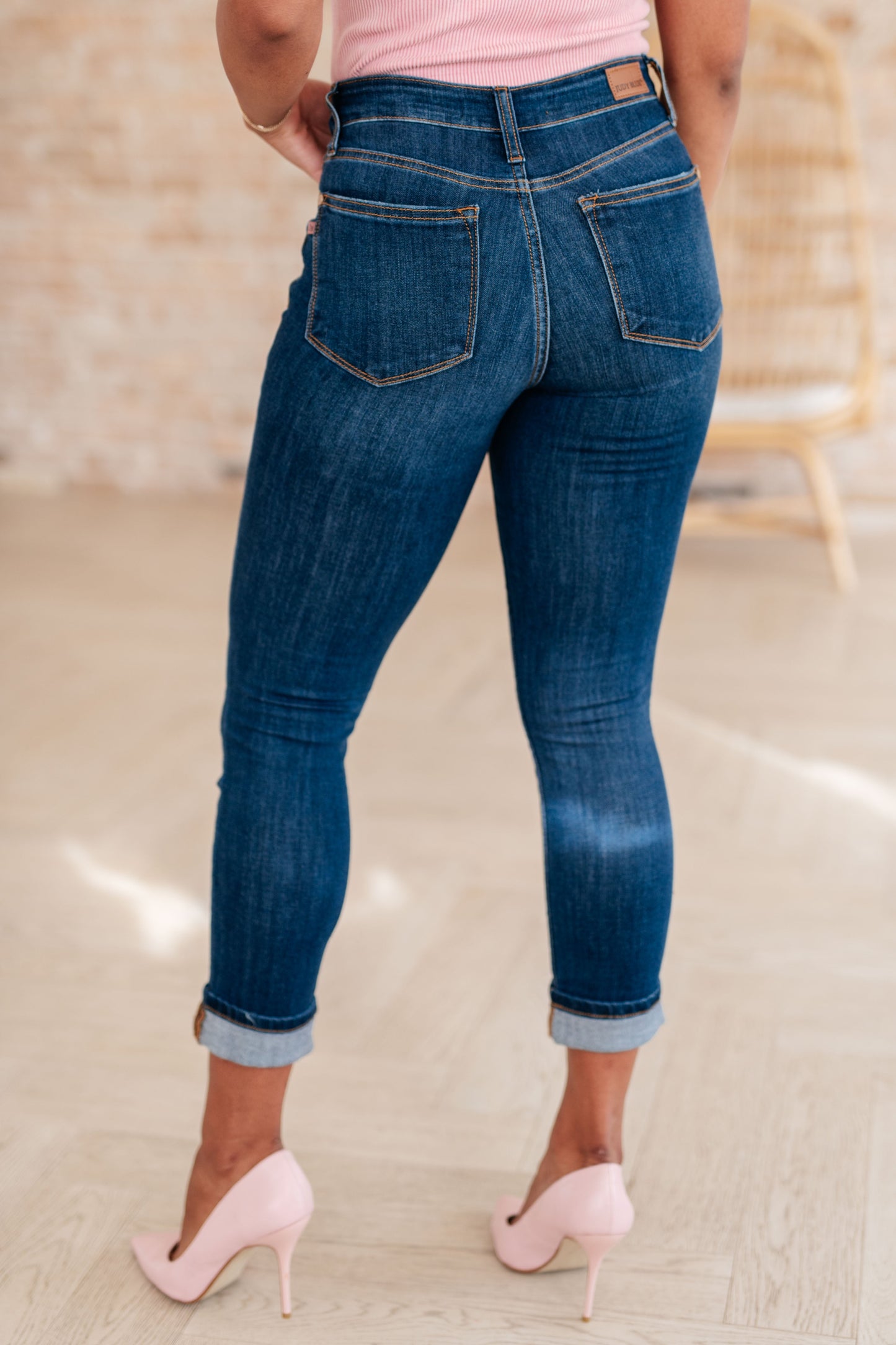 Bette Mid Rise Vintage Cuffed Skinny Capri-Womens-Ave Shops-Happy Campers Boutique, Women's Fashion and More in Plainwell, MI