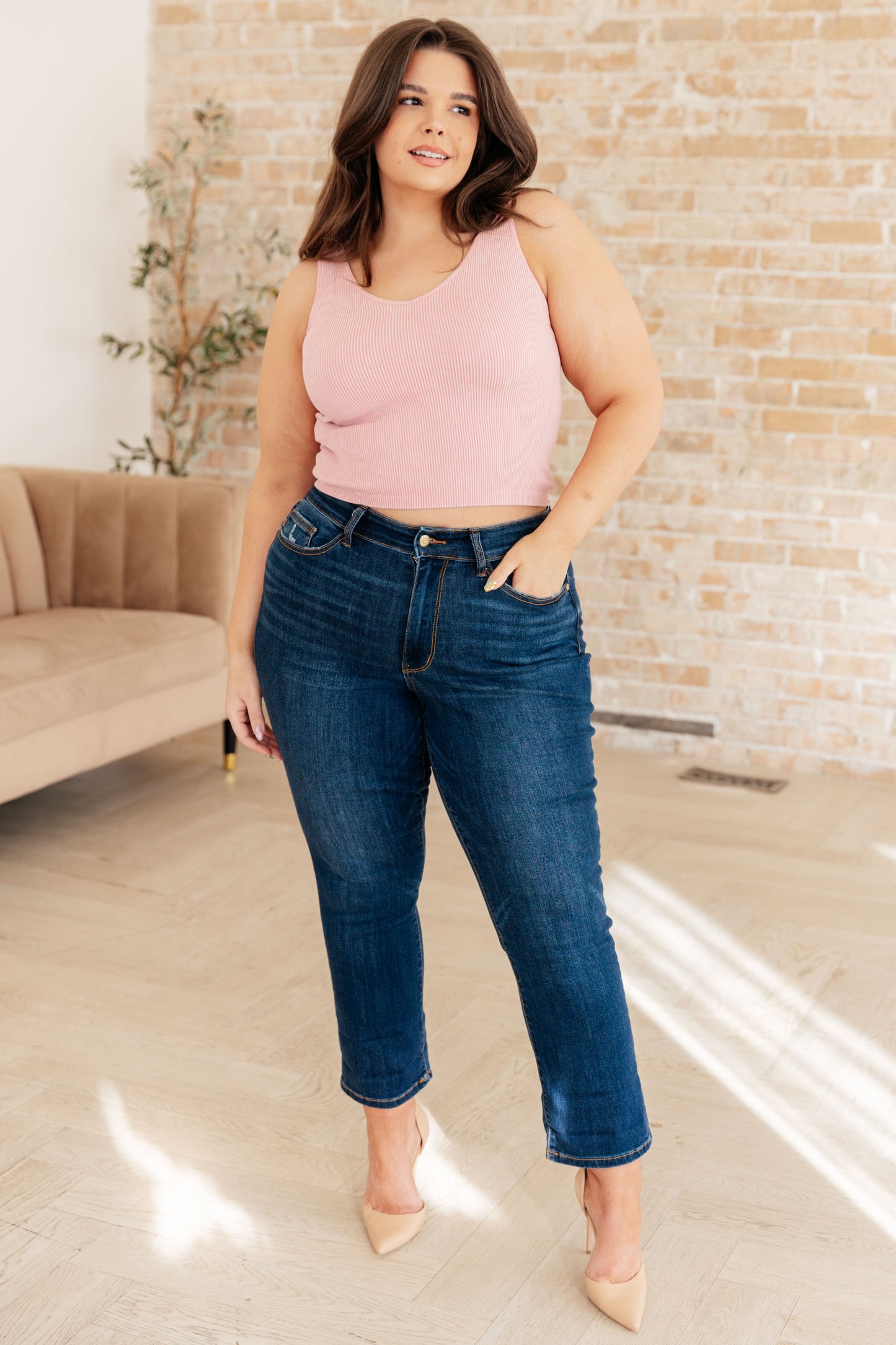 Bette Mid Rise Vintage Cuffed Skinny Capri-Womens-Ave Shops-Happy Campers Boutique, Women's Fashion and More in Plainwell, MI