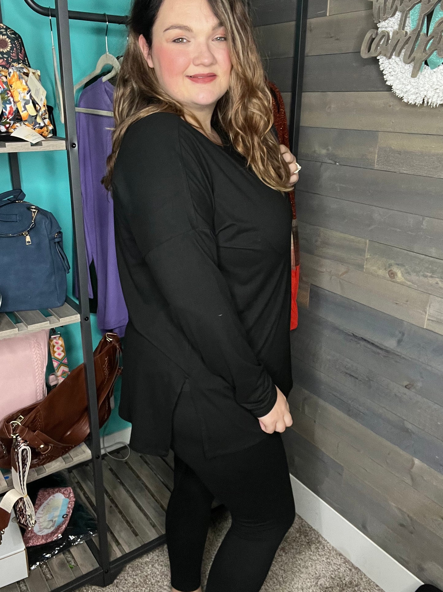 Zenana - BRUSHED DTY MICROFIBER LOUNGEWEAR SET-Happy Campers Boutique-Happy Campers Boutique, Women's Fashion and More in Plainwell, MI