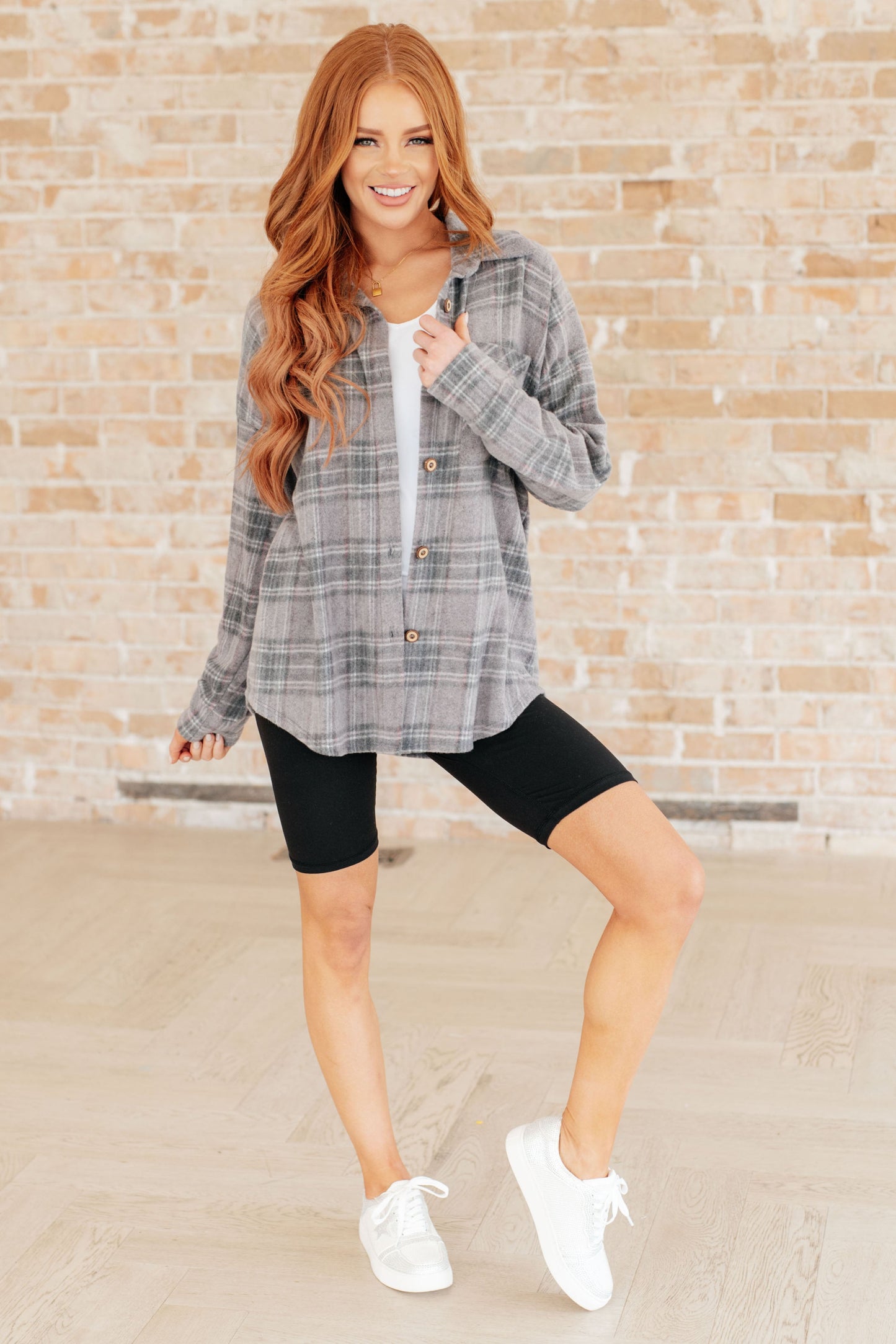 Out of the Way Plaid Button Up-Womens-Ave Shops-Happy Campers Boutique, Women's Fashion and More in Plainwell, MI