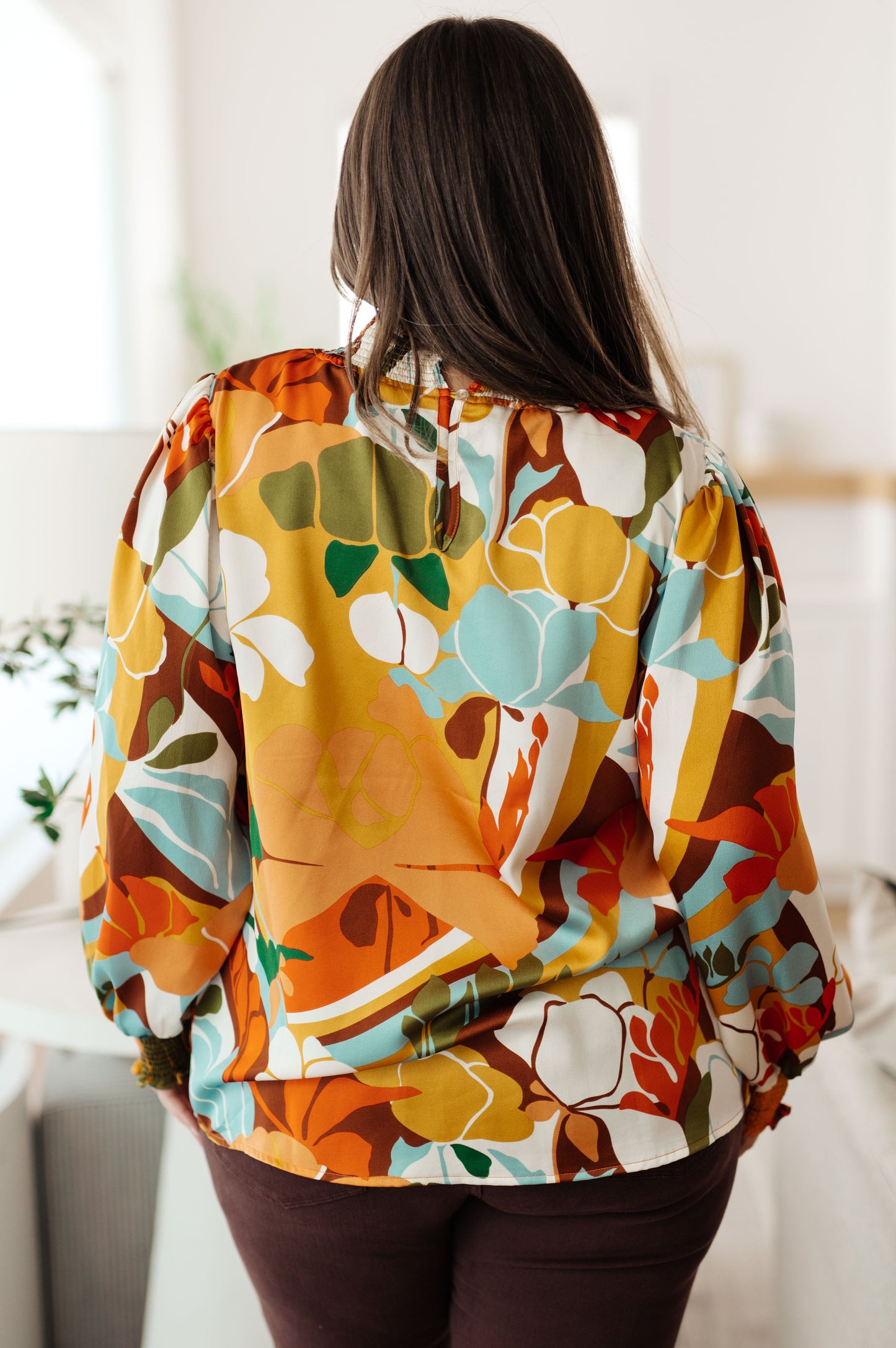 All Together Now Mock Neck Blouse-Womens-Ave Shops-Happy Campers Boutique, Women's Fashion and More in Plainwell, MI