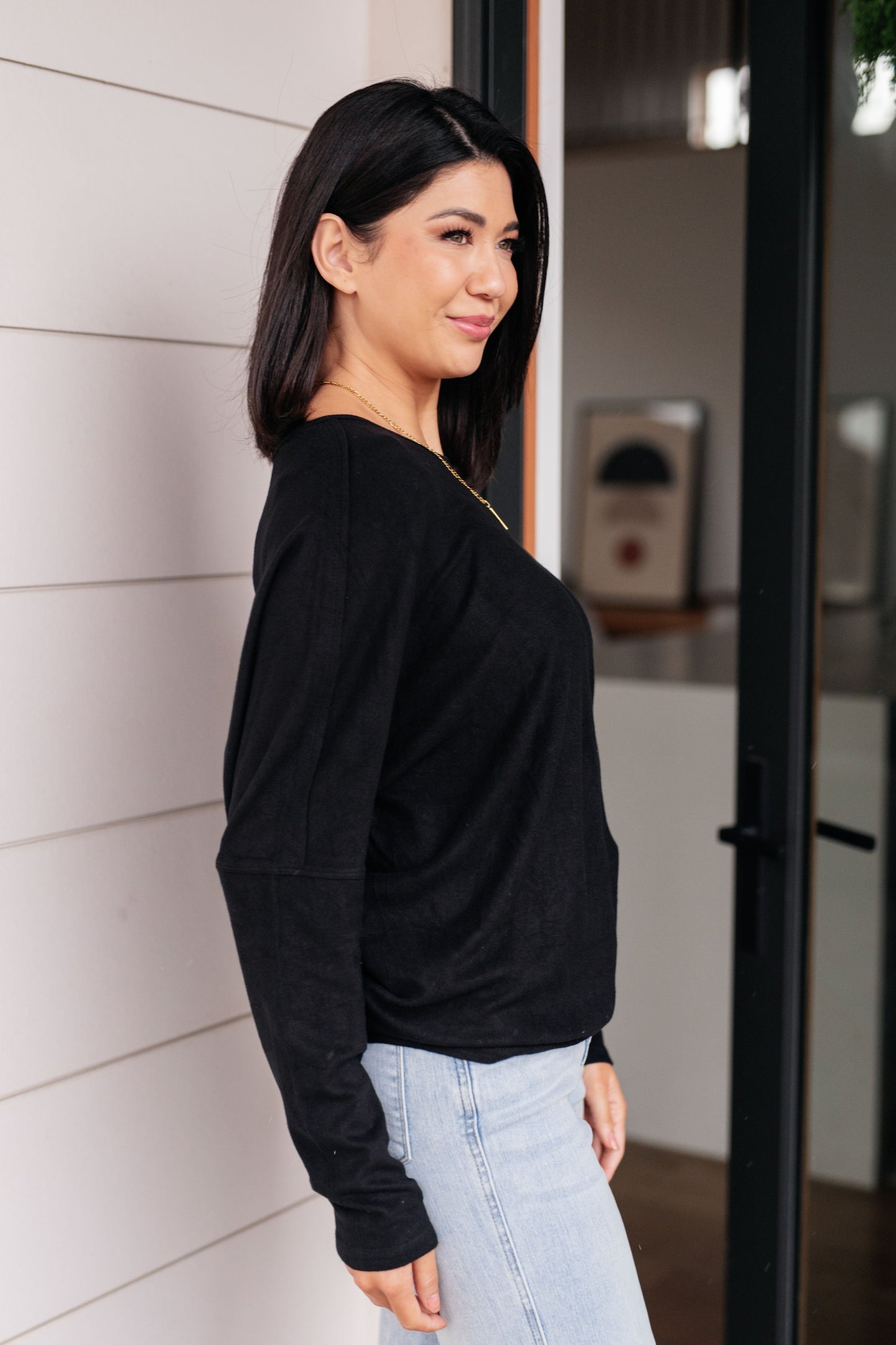 Drive Downtown Dolman Sleeve Top-Womens-Ave Shops-Happy Campers Boutique, Women's Fashion and More in Plainwell, MI