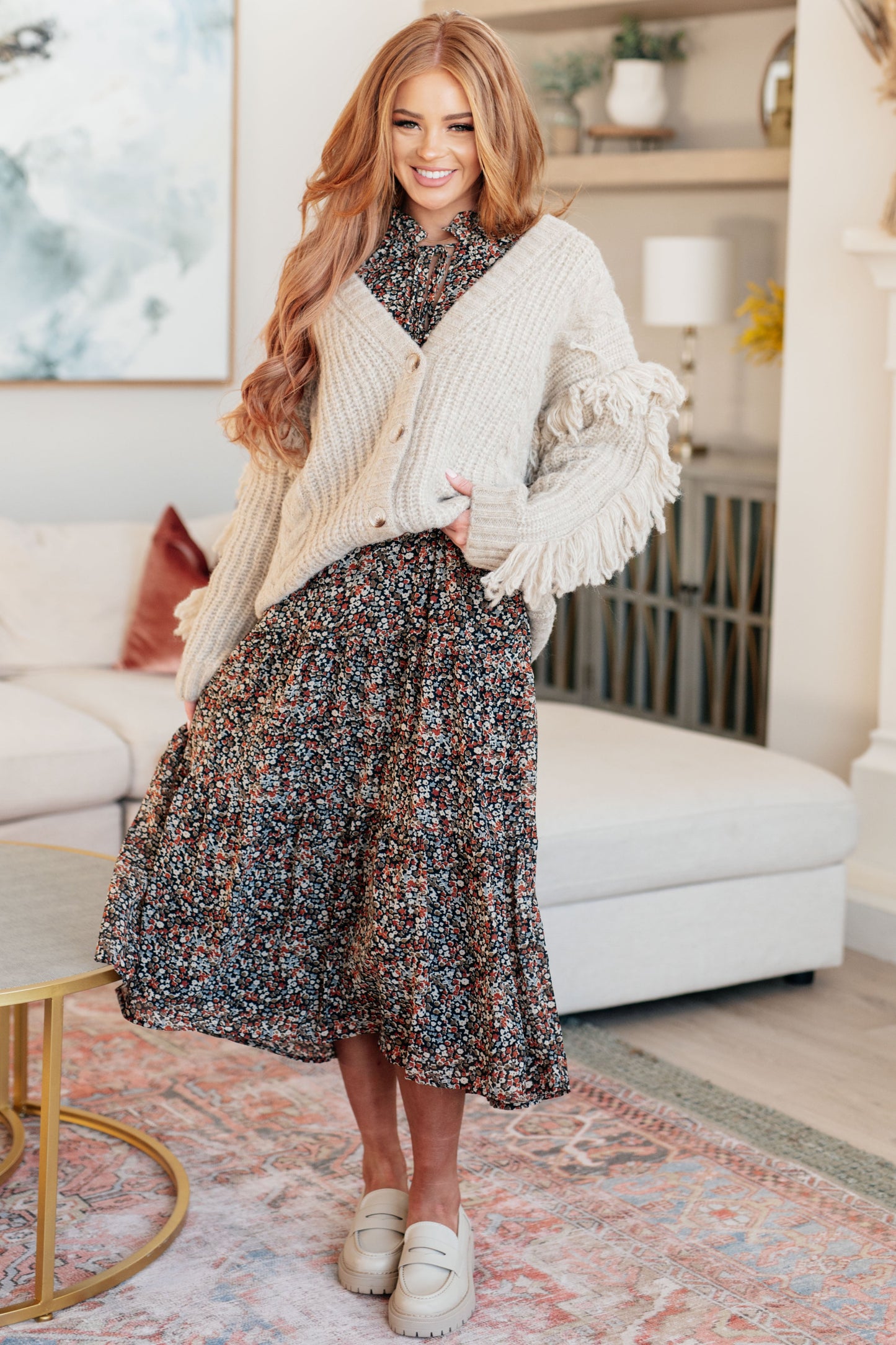 Ask Me About It Fringe Cardigan-Womens-Ave Shops-Happy Campers Boutique, Women's Fashion and More in Plainwell, MI