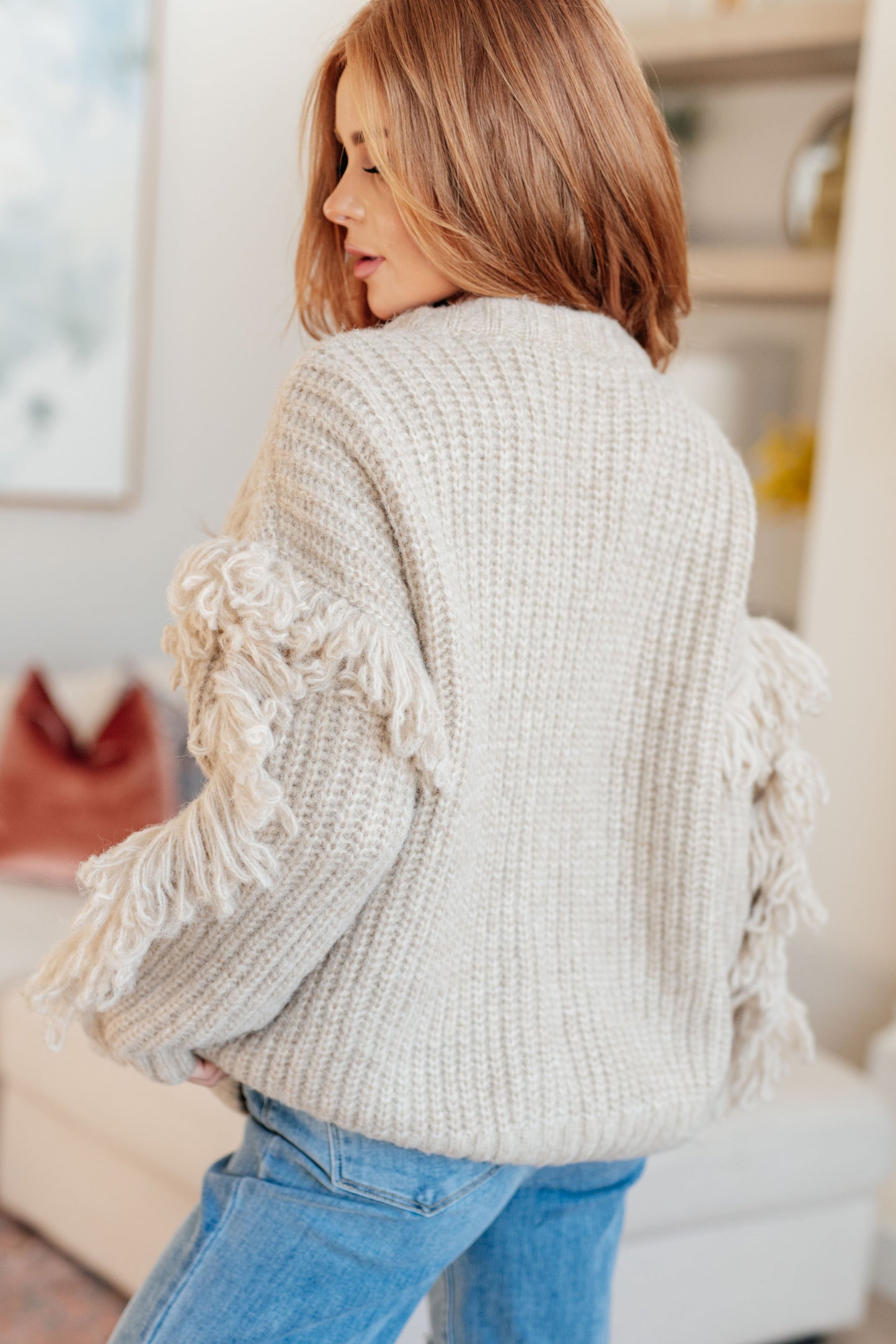 Ask Me About It Fringe Cardigan-Womens-Ave Shops-Happy Campers Boutique, Women's Fashion and More in Plainwell, MI