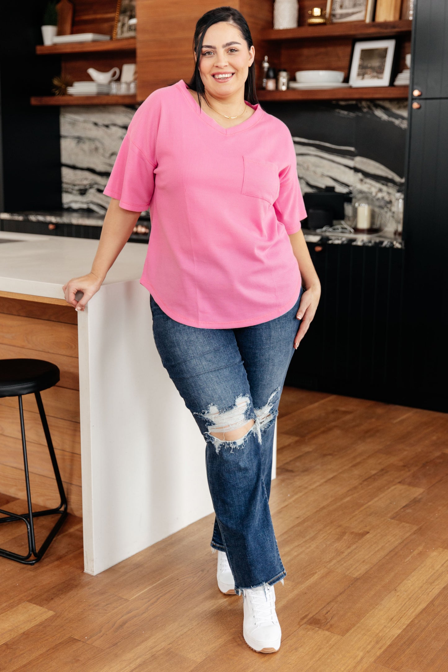 Back Together V-Neck Top-Womens-Ave Shops-Happy Campers Boutique, Women's Fashion and More in Plainwell, MI