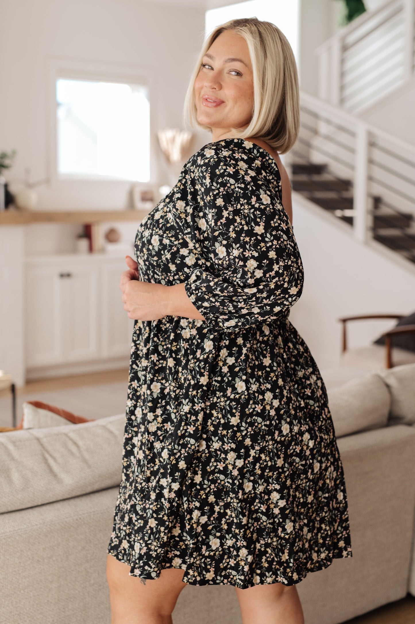 Back to the Start Floral Dress-Womens-Ave Shops-Happy Campers Boutique, Women's Fashion and More in Plainwell, MI