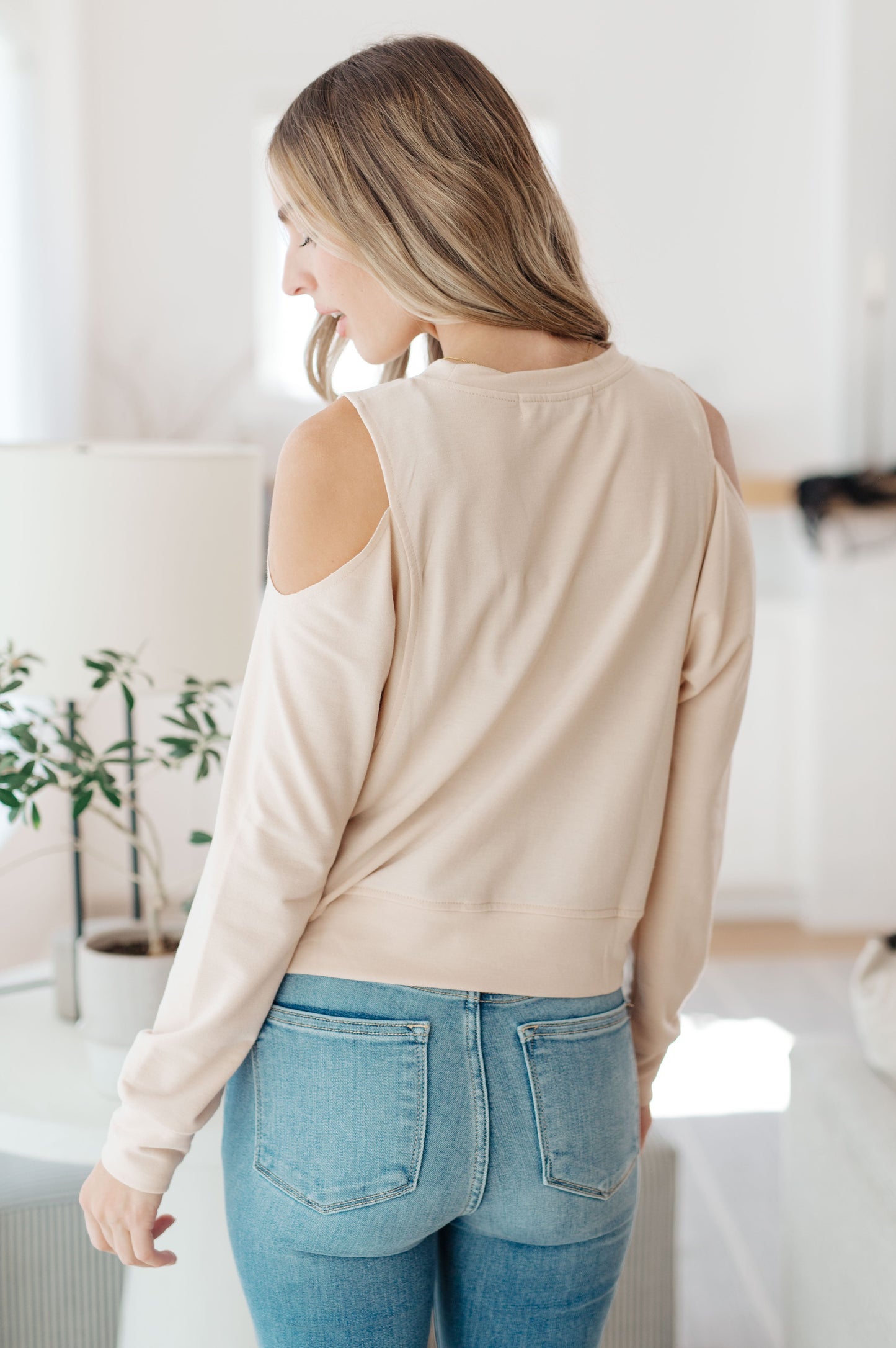 Carefully Crafted Cold Shoulder Blouse-Womens-Ave Shops-Happy Campers Boutique, Women's Fashion and More in Plainwell, MI
