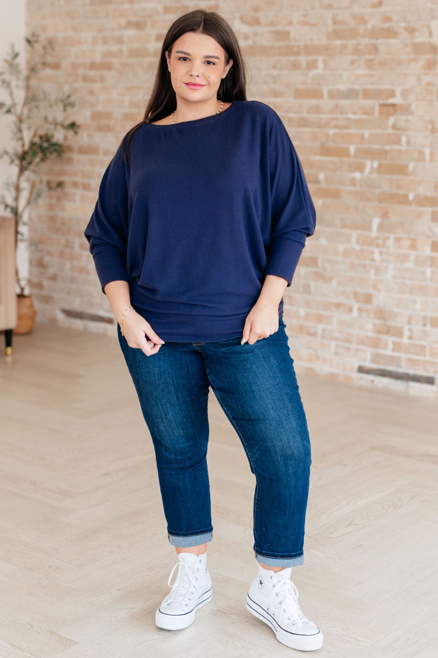 Casually Comfy Batwing Top-Tops-Ave Shops-Happy Campers Boutique, Women's Fashion and More in Plainwell, MI
