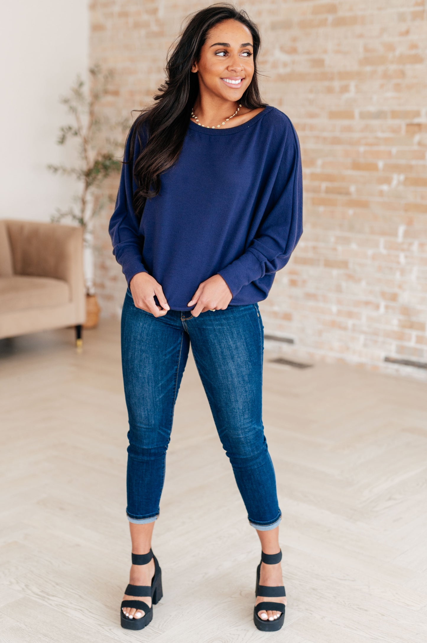 Casually Comfy Batwing Top-Tops-Ave Shops-Happy Campers Boutique, Women's Fashion and More in Plainwell, MI