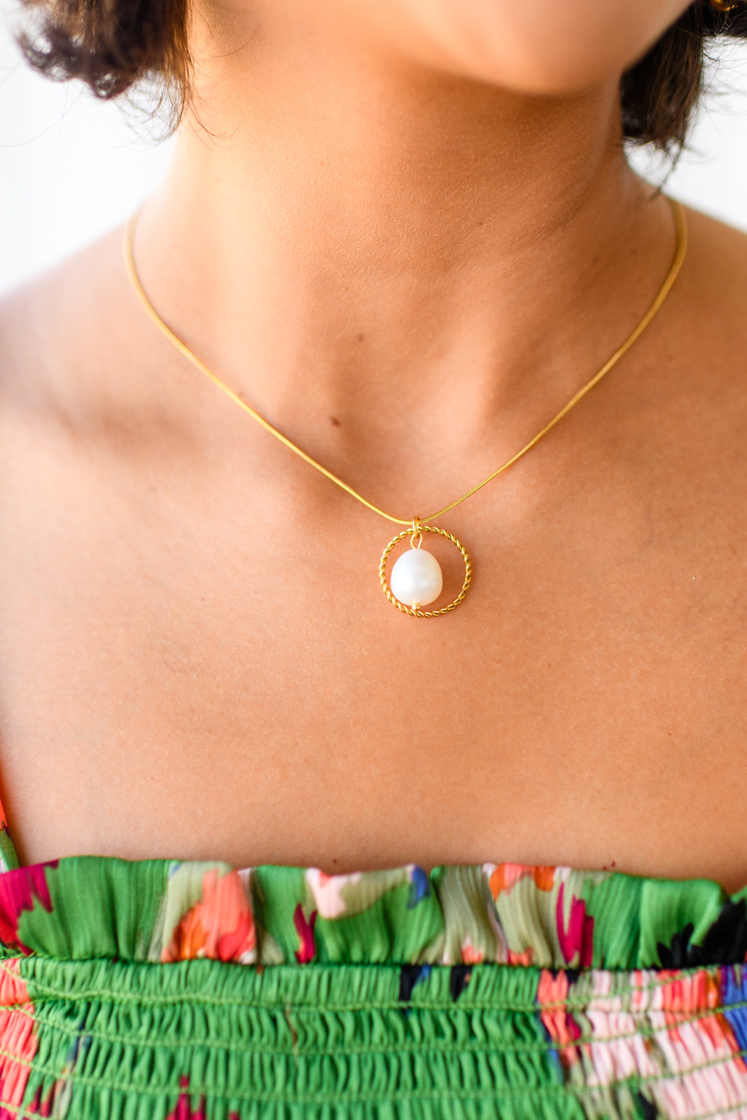 Center of the World Pearl Pendant Necklace-Accessories-Ave Shops-Happy Campers Boutique, Women's Fashion and More in Plainwell, MI