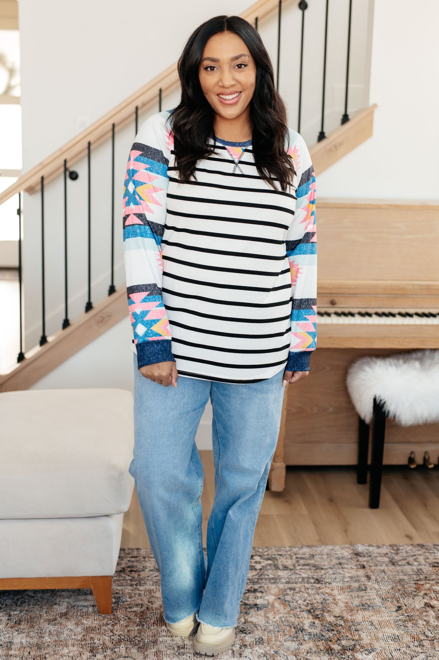 Change Of Pace Long Sleeved Tee-Womens-Ave Shops-Happy Campers Boutique, Women's Fashion and More in Plainwell, MI