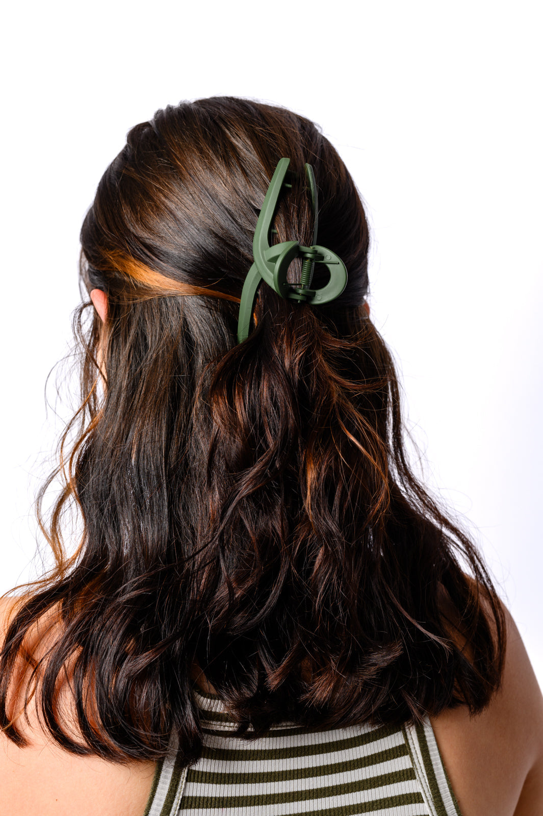 Claw Clip Set of 4 in Forest Green-Womens-Ave Shops-Happy Campers Boutique, Women's Fashion and More in Plainwell, MI