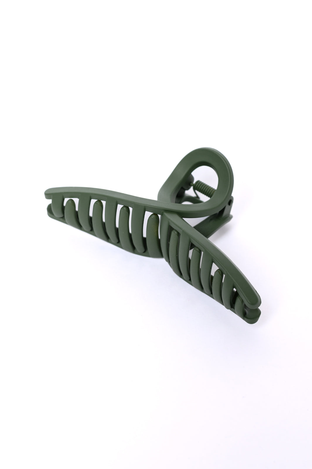 Claw Clip Set of 4 in Forest Green-Womens-Ave Shops-Happy Campers Boutique, Women's Fashion and More in Plainwell, MI