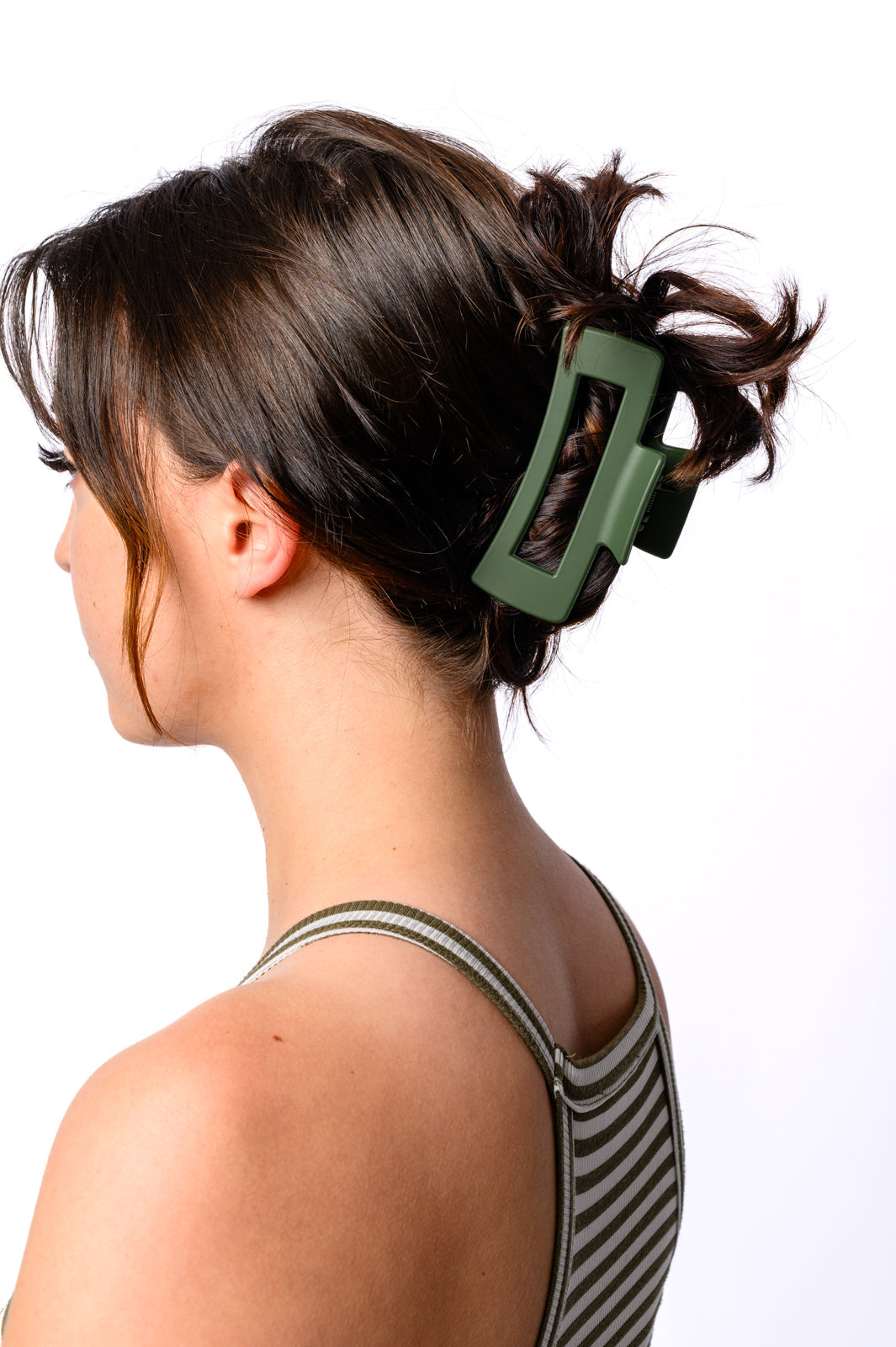Claw Clip Set of 4 in Forest Green-Womens-Ave Shops-Happy Campers Boutique, Women's Fashion and More in Plainwell, MI