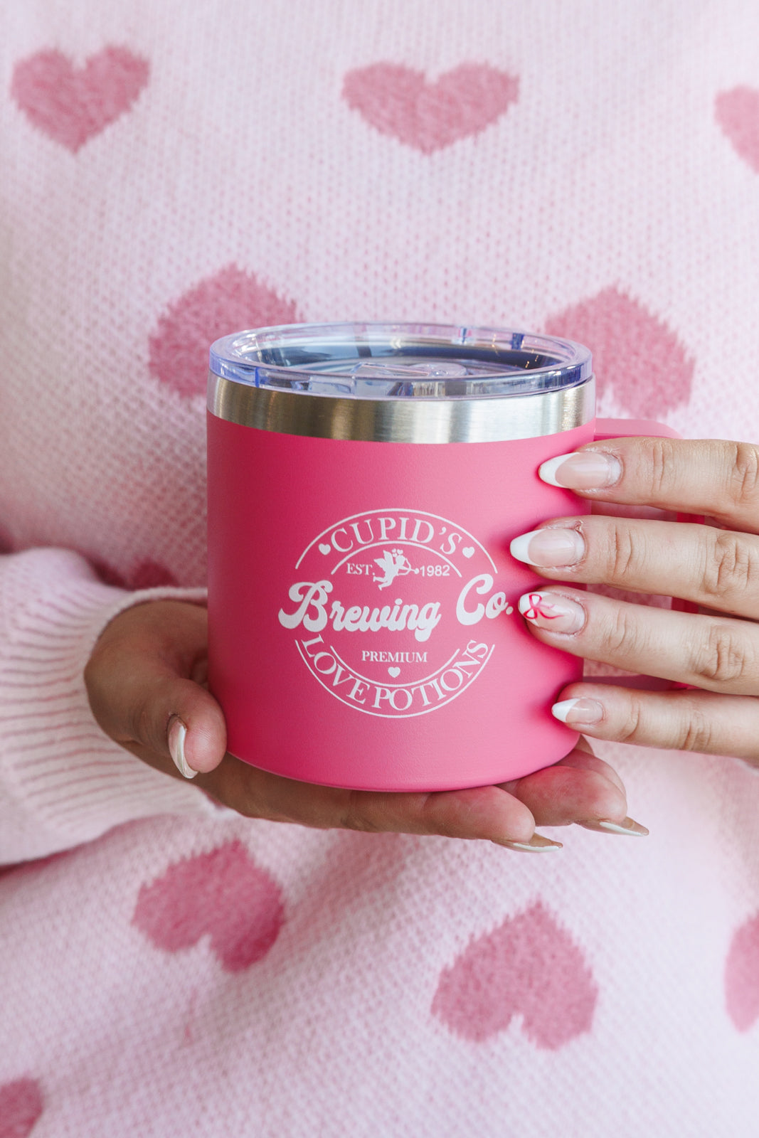 Cupid's Brewing Company 14 Oz Double Walled Travel Mug-Womens-Ave Shops-Happy Campers Boutique, Women's Fashion and More in Plainwell, MI