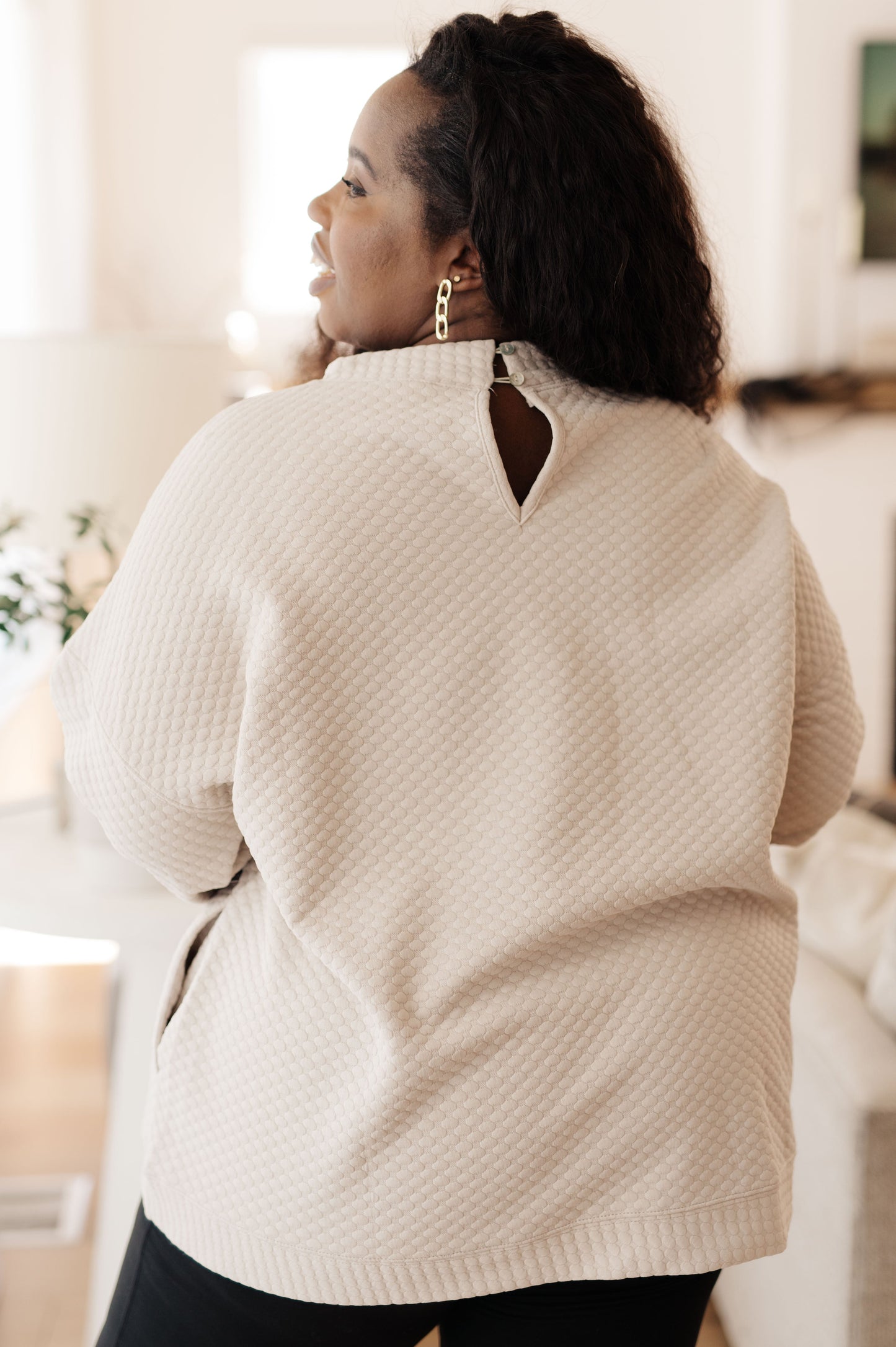 Don't Change Anything Mock Neck Pullover-Womens-Ave Shops-Happy Campers Boutique, Women's Fashion and More in Plainwell, MI