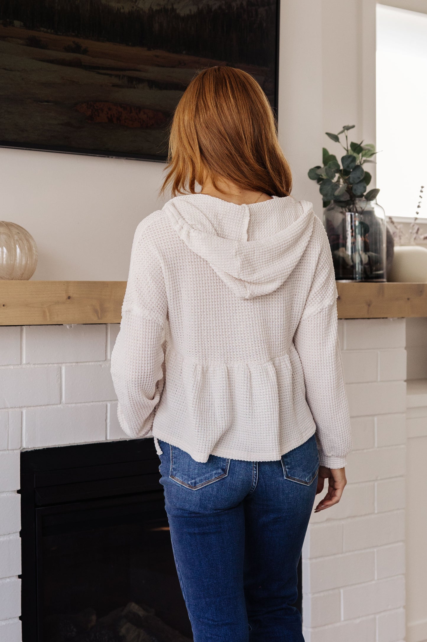 Don't Waffle About Waffle Knit Hoodie-Womens-Ave Shops-Happy Campers Boutique, Women's Fashion and More in Plainwell, MI