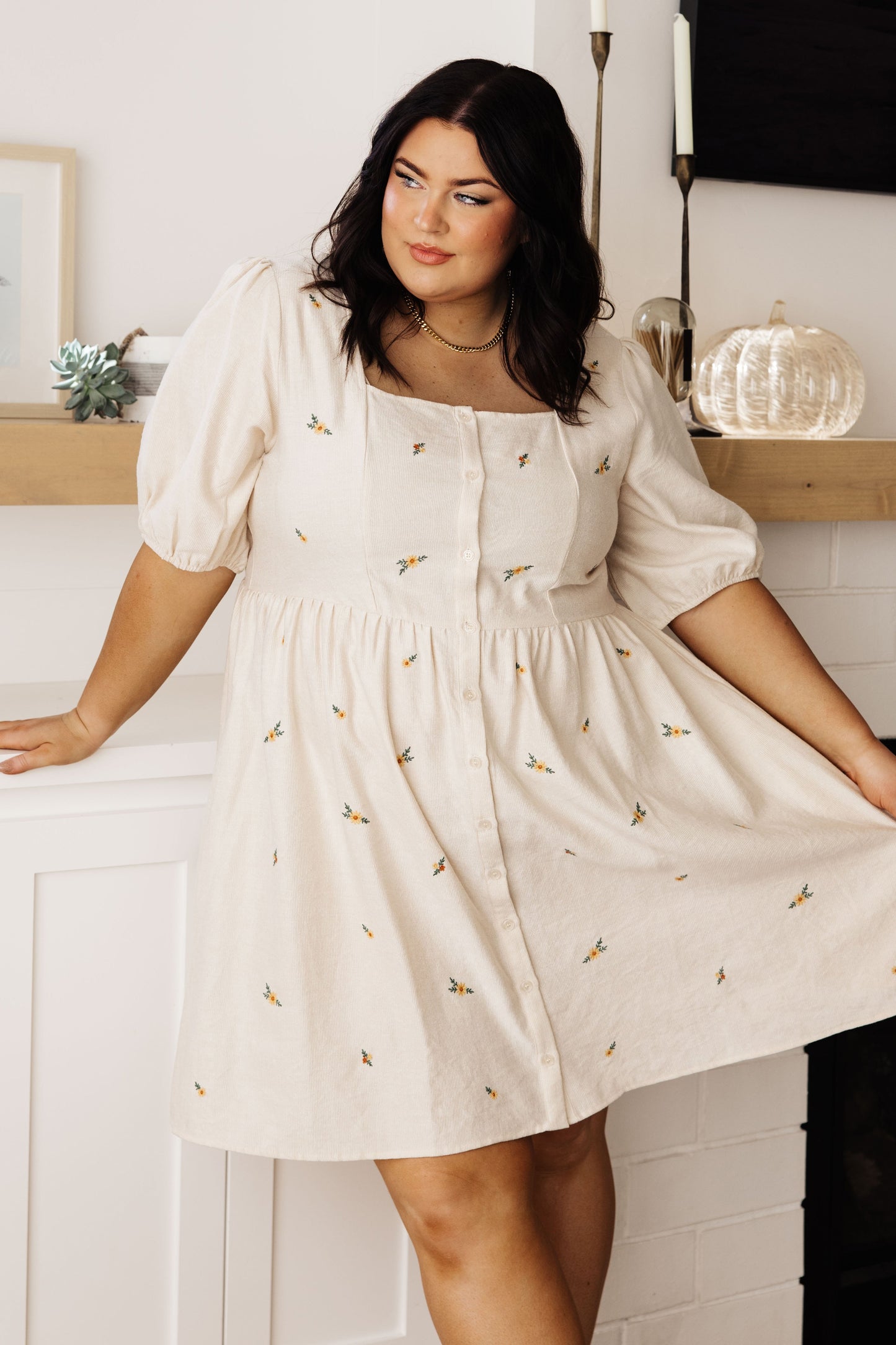 Dream a Little Dream Embroidered Dress-Womens-Ave Shops-Happy Campers Boutique, Women's Fashion and More in Plainwell, MI