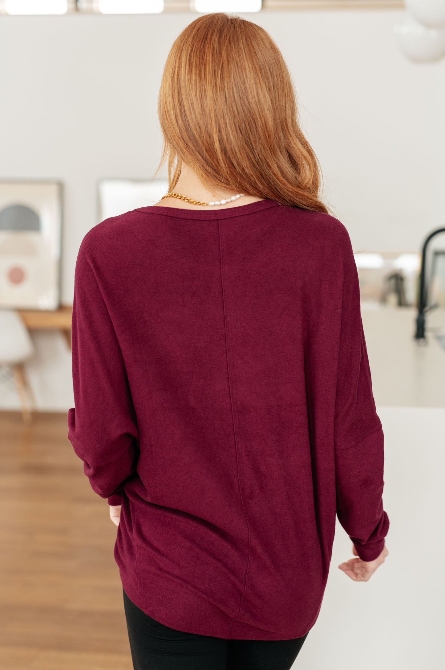 Drive Downtown Dolman Sleeve Top in Wine-Womens-Ave Shops-Happy Campers Boutique, Women's Fashion and More in Plainwell, MI