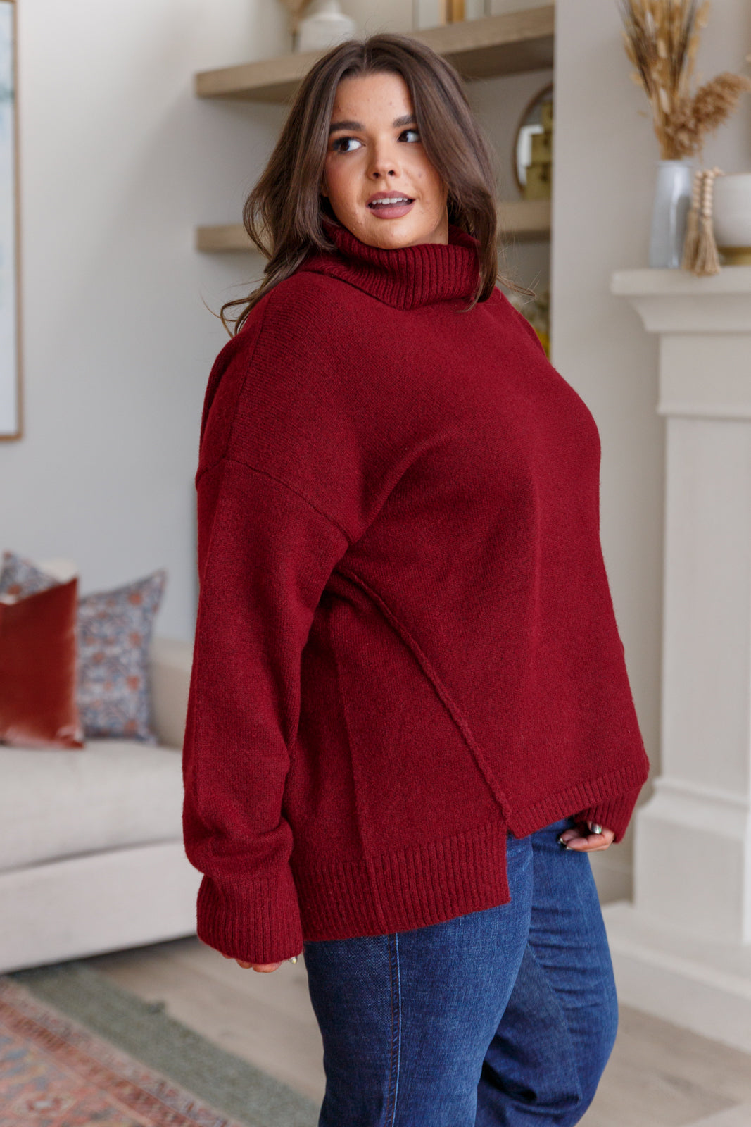 Envelop Me Turtleneck Sweater-Womens-Ave Shops-Happy Campers Boutique, Women's Fashion and More in Plainwell, MI