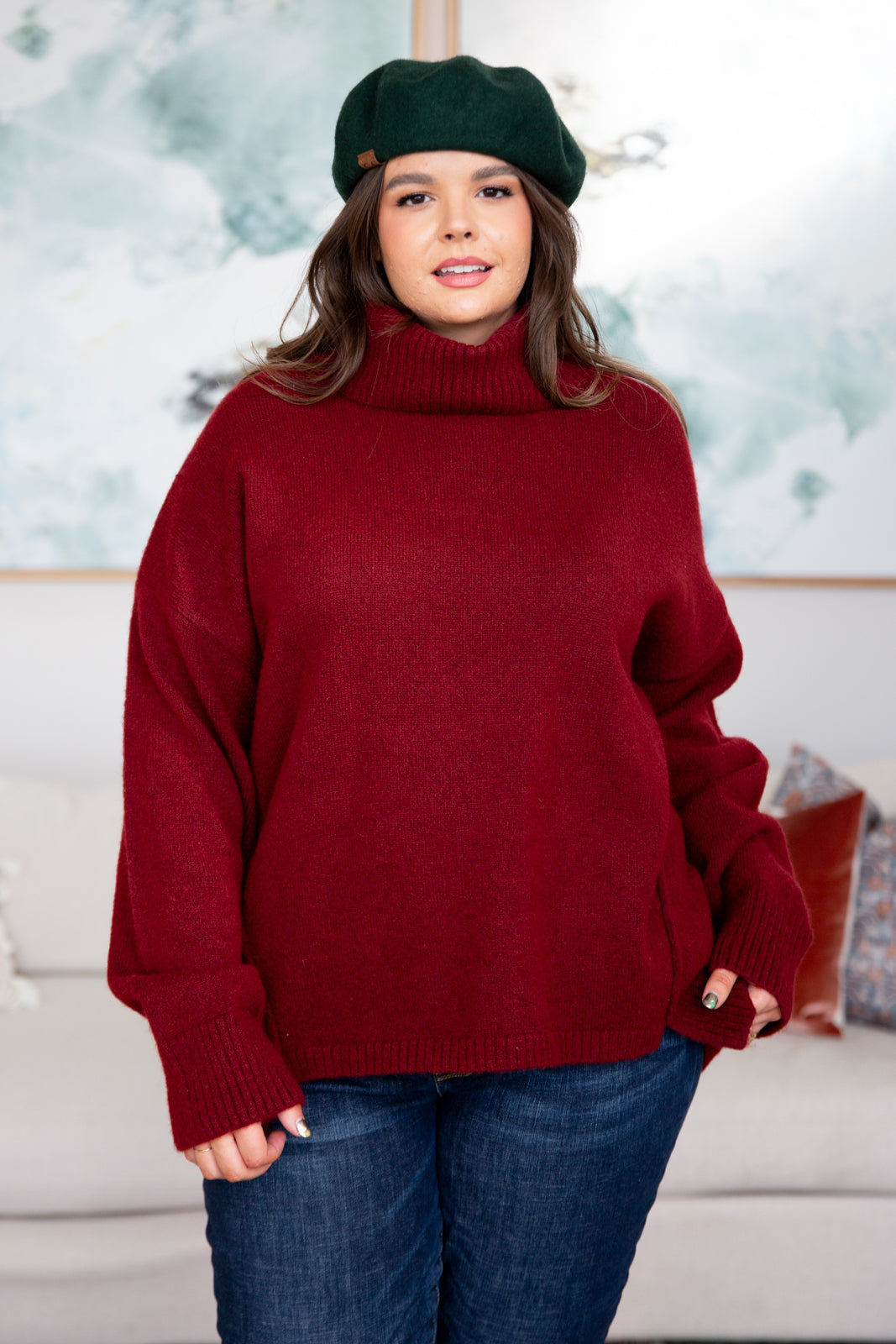 Envelop Me Turtleneck Sweater-Womens-Ave Shops-Happy Campers Boutique, Women's Fashion and More in Plainwell, MI