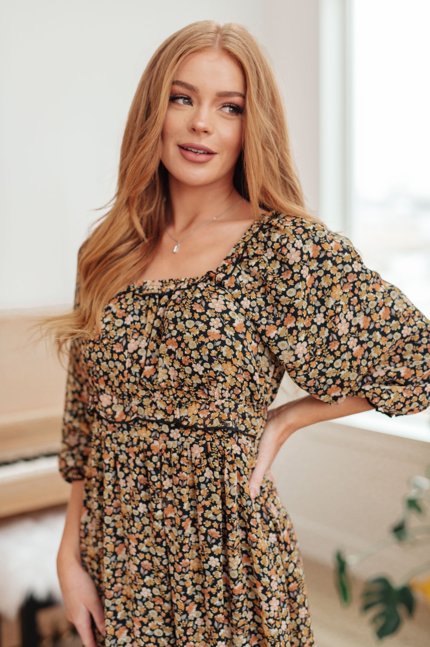 Ever So Briefly Floral Maxi Dress-Womens-Ave Shops-Happy Campers Boutique, Women's Fashion and More in Plainwell, MI