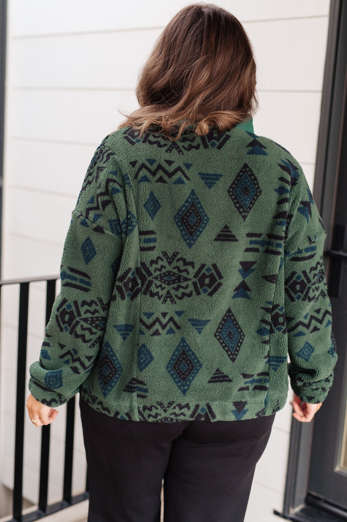 High Perspective Geometric Fleece-Womens-Ave Shops-Happy Campers Boutique, Women's Fashion and More in Plainwell, MI