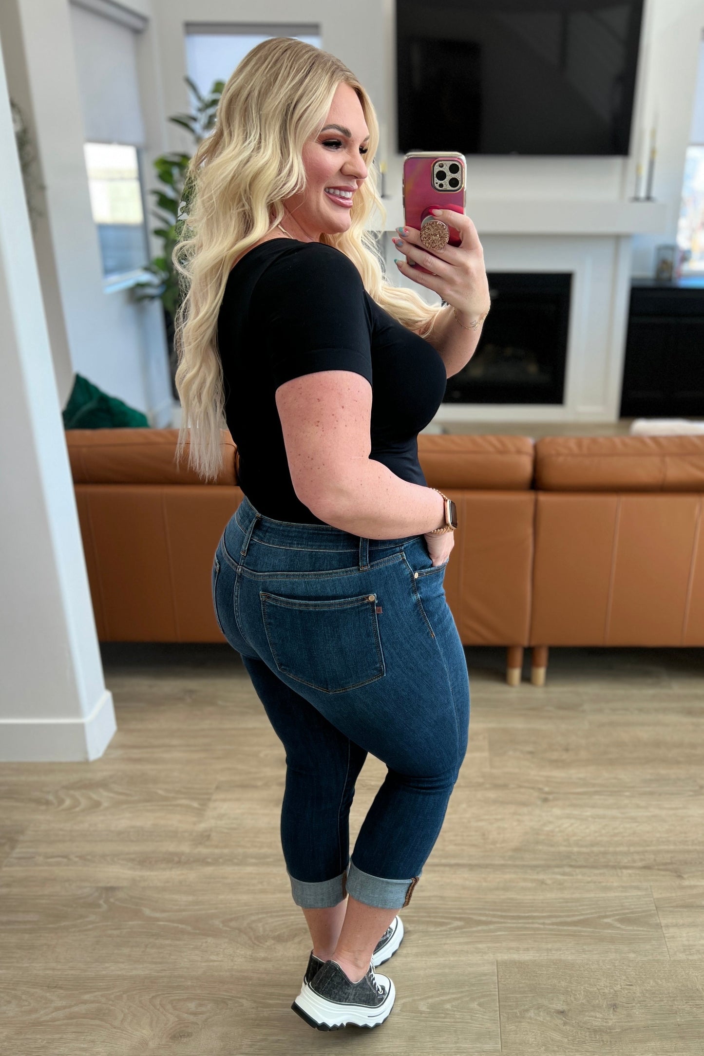 Bette Mid Rise Vintage Cuffed Skinny Capri-Womens-Ave Shops-Happy Campers Boutique, Women's Fashion and More in Plainwell, MI