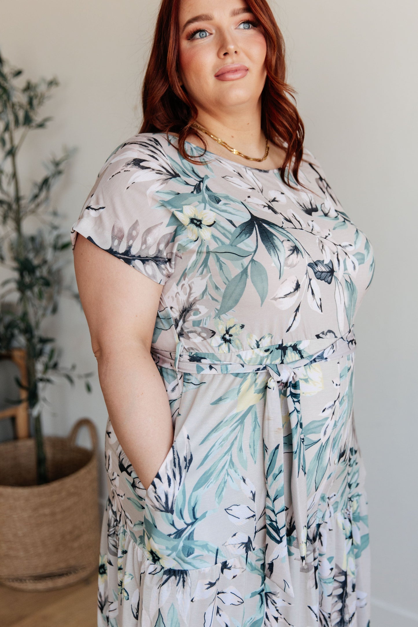 Into the Night Dolman Sleeve Floral Dress-Womens-Ave Shops-Happy Campers Boutique, Women's Fashion and More in Plainwell, MI