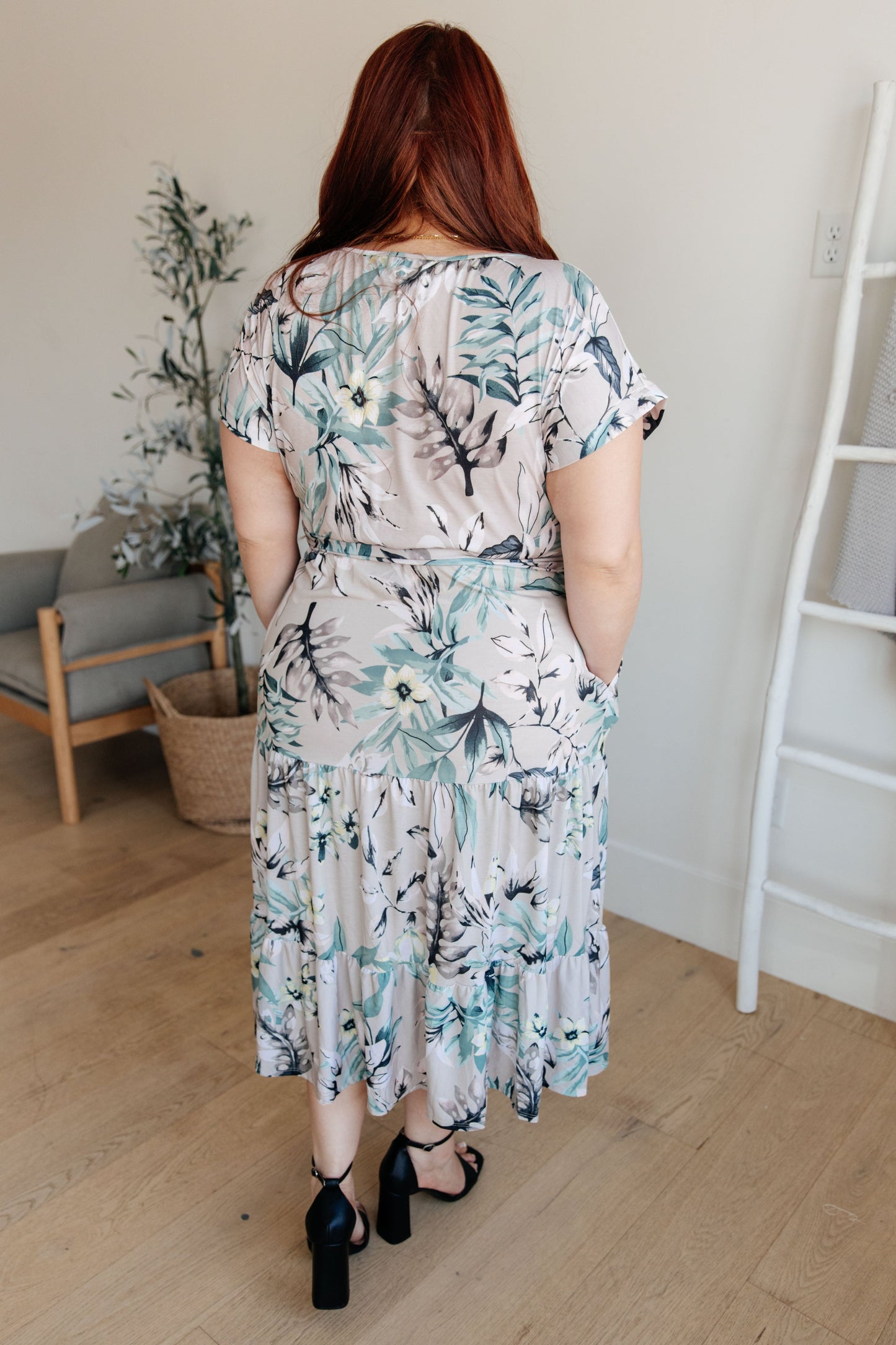 Into the Night Dolman Sleeve Floral Dress-Womens-Ave Shops-Happy Campers Boutique, Women's Fashion and More in Plainwell, MI