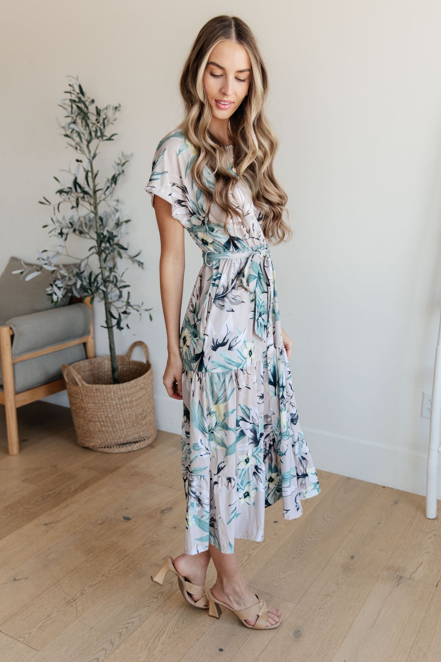 Into the Night Dolman Sleeve Floral Dress-Womens-Ave Shops-Happy Campers Boutique, Women's Fashion and More in Plainwell, MI