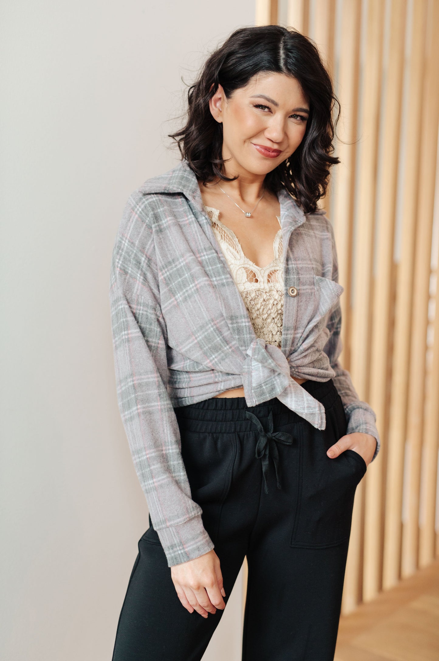Out of the Way Plaid Button Up-Womens-Ave Shops-Happy Campers Boutique, Women's Fashion and More in Plainwell, MI