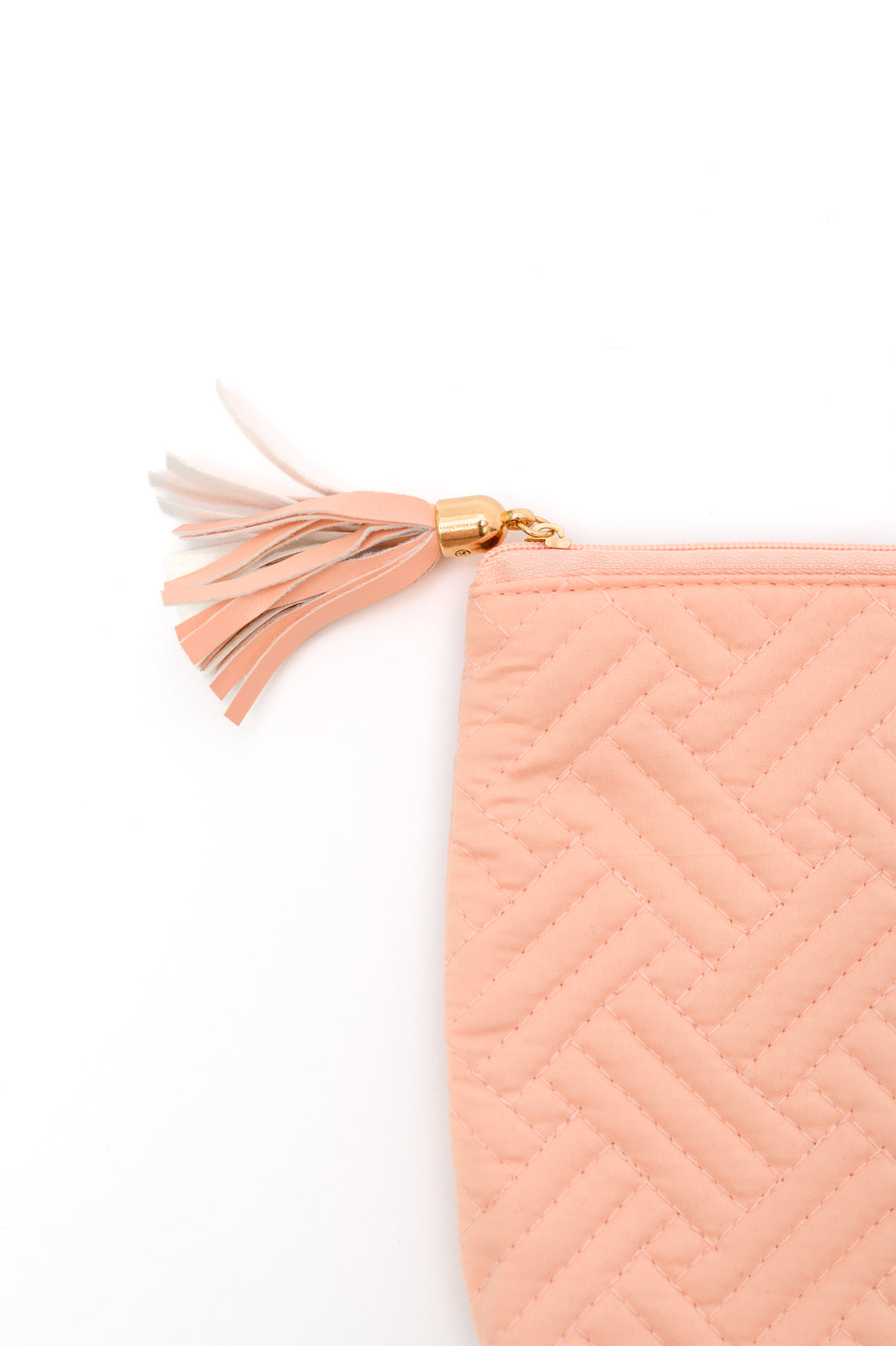 Quilted Travel Zip Pouch in Pink-Accessories-Ave Shops-Happy Campers Boutique, Women's Fashion and More in Plainwell, MI