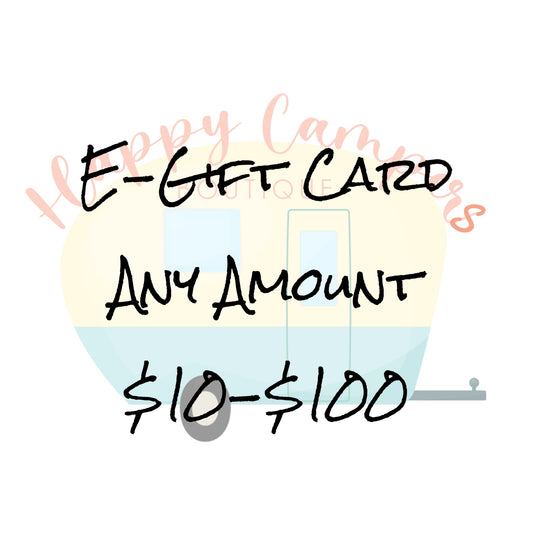 EGift Card-Happy Campers Boutique-Happy Campers Boutique, Women's Fashion and More in Plainwell, MI