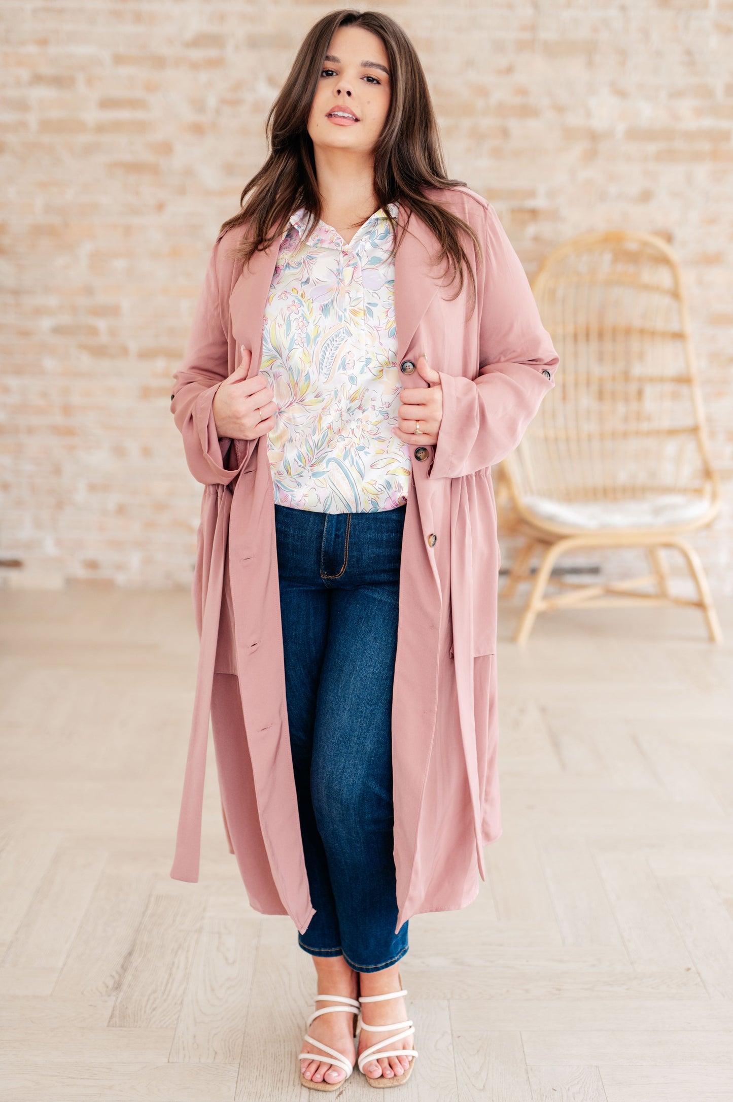 First Day Of Spring Jacket in Dusty Mauve-Womens-Ave Shops-Happy Campers Boutique, Women's Fashion and More in Plainwell, MI