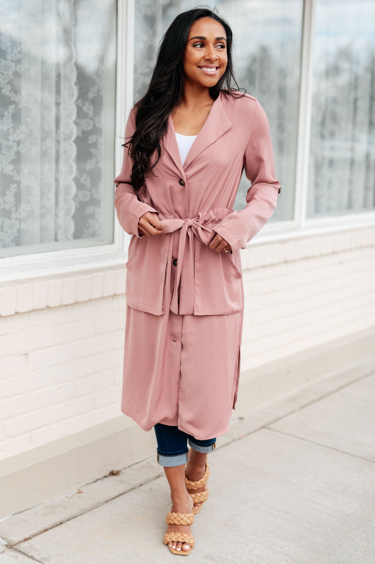 First Day Of Spring Jacket in Dusty Mauve-Womens-Ave Shops-Happy Campers Boutique, Women's Fashion and More in Plainwell, MI