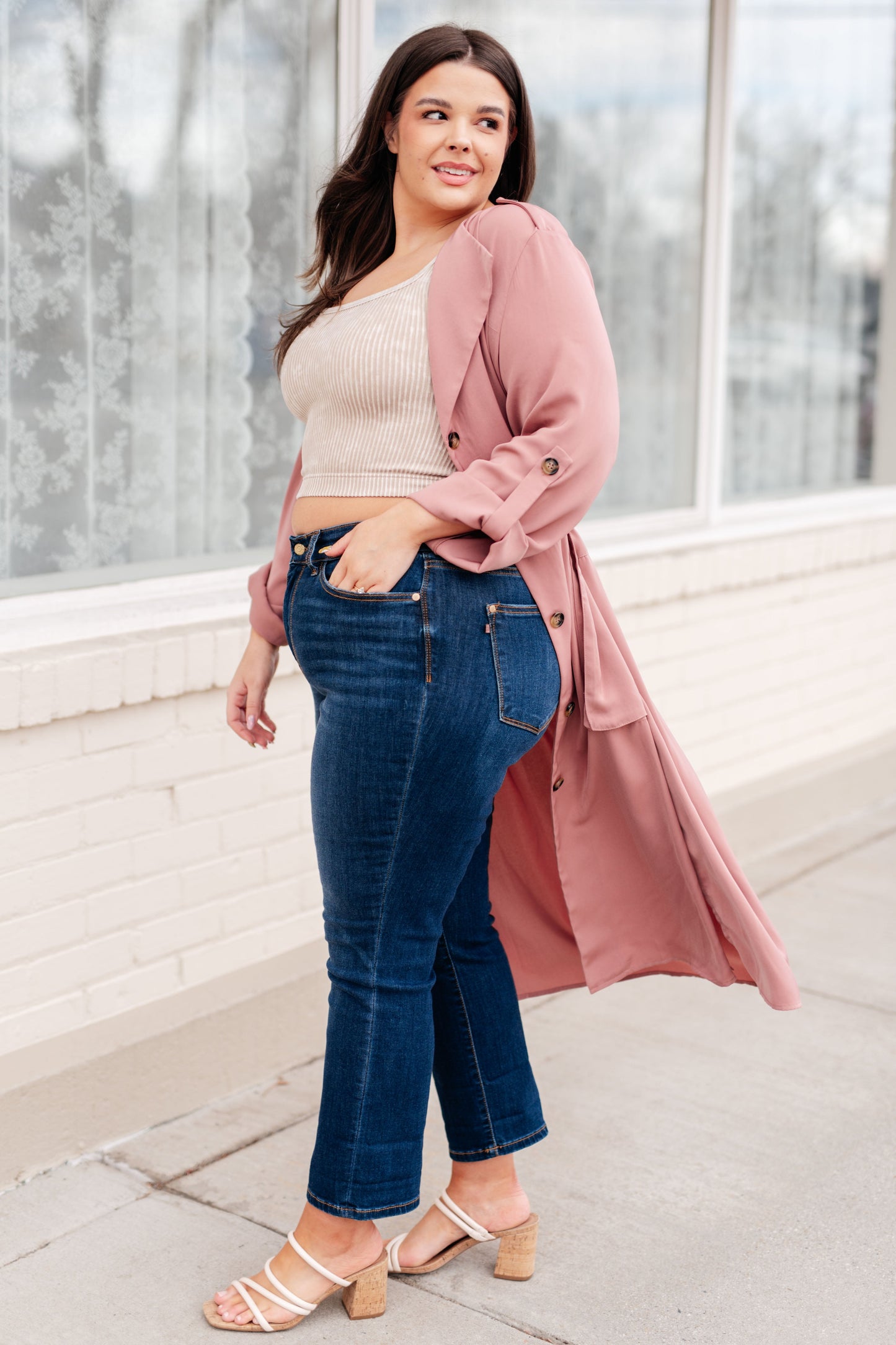 First Day Of Spring Jacket in Dusty Mauve-Womens-Ave Shops-Happy Campers Boutique, Women's Fashion and More in Plainwell, MI