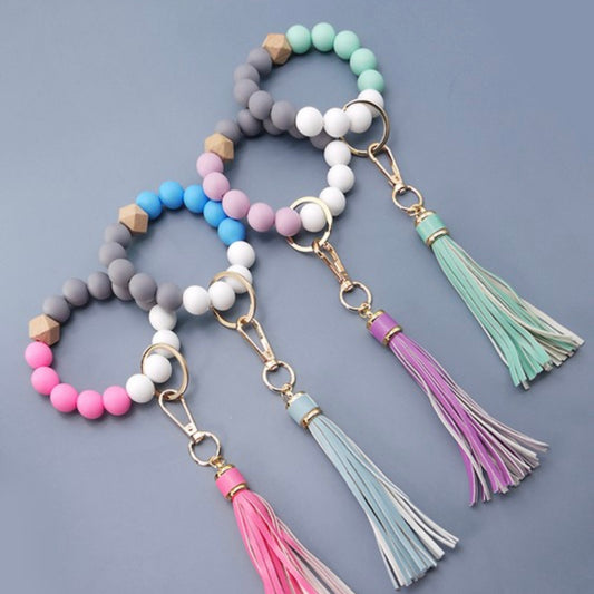 Soft Silicone KeyChain Bracelet-HappyCampersBoutique-Happy Campers Boutique, Women's Fashion and More in Plainwell, MI
