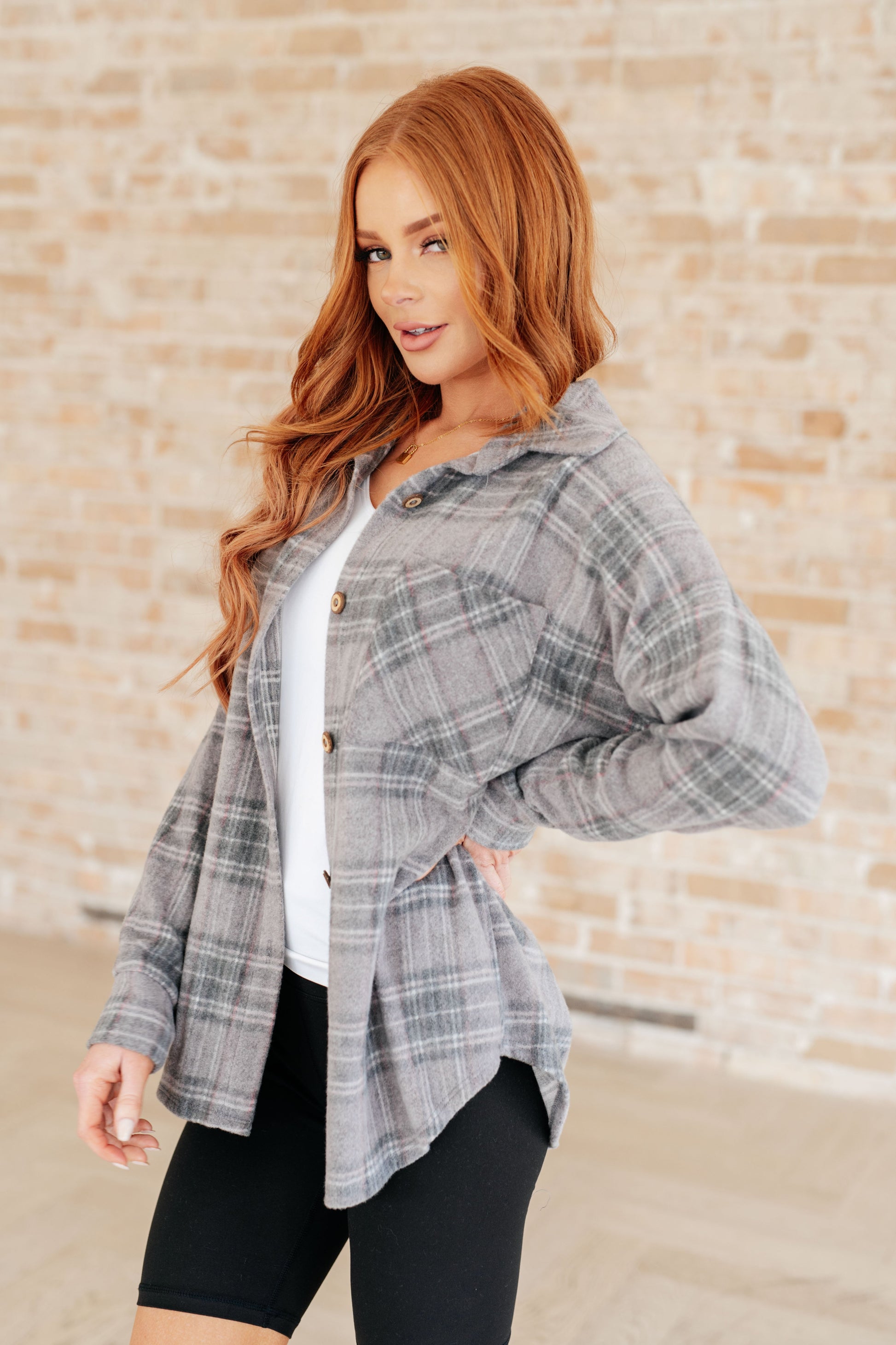 Out of the Way Plaid Button Up-Womens-Ave Shops-Happy Campers Boutique, Women's Fashion and More in Plainwell, MI
