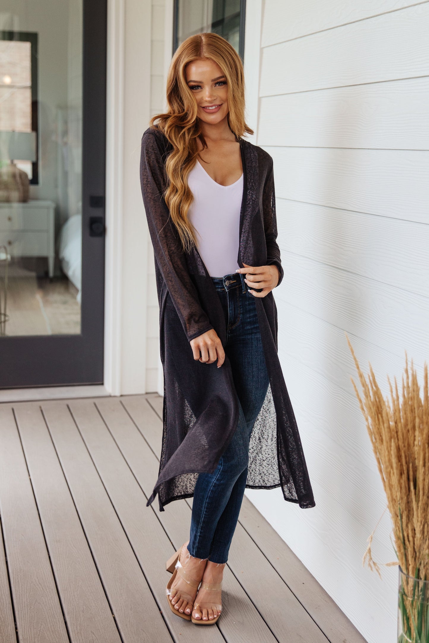 Afternoon Shade Sheer Cardigan-Womens-Ave Shops-Happy Campers Boutique, Women's Fashion and More in Plainwell, MI