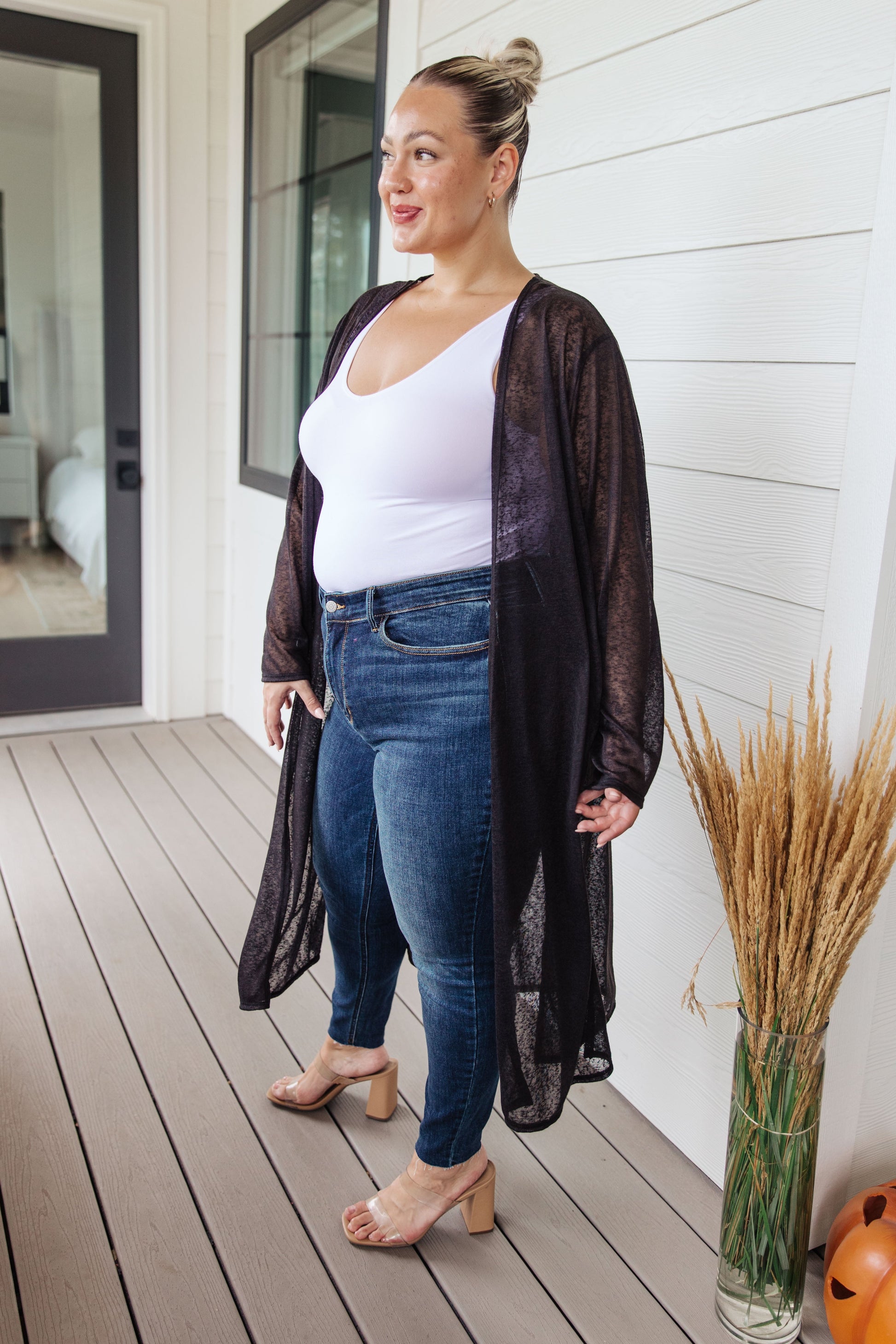 Afternoon Shade Sheer Cardigan-Womens-Ave Shops-Happy Campers Boutique, Women's Fashion and More in Plainwell, MI