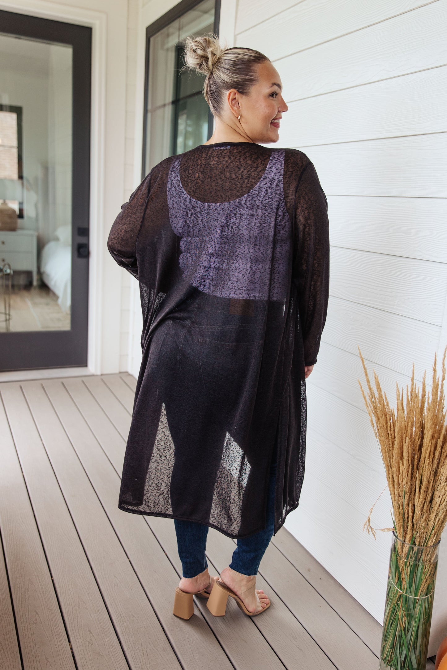 Afternoon Shade Sheer Cardigan-Womens-Ave Shops-Happy Campers Boutique, Women's Fashion and More in Plainwell, MI