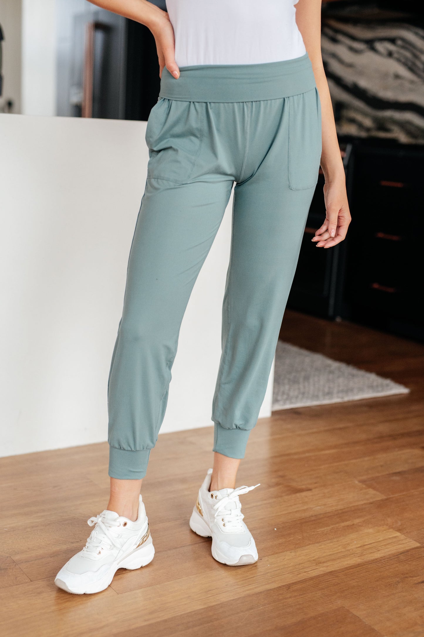 Always Accelerating Joggers in Tidewater Teal-Athleisure-Ave Shops-Happy Campers Boutique, Women's Fashion and More in Plainwell, MI