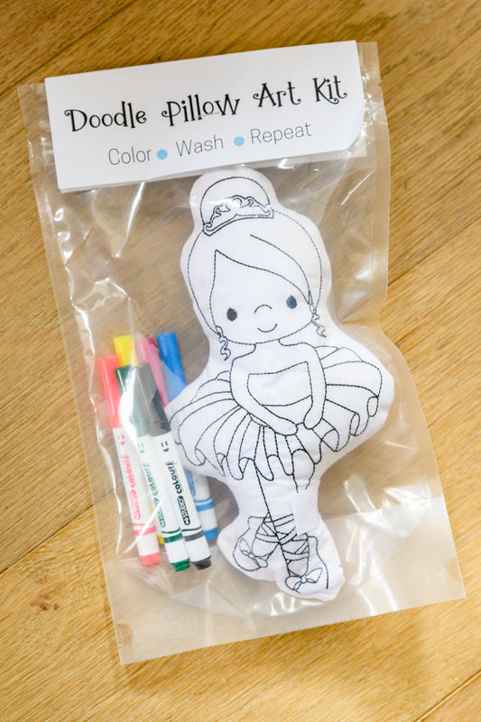 Ballerina Doodle Coloring Activity Doll-Womens-Ave Shops-Happy Campers Boutique, Women's Fashion and More in Plainwell, MI