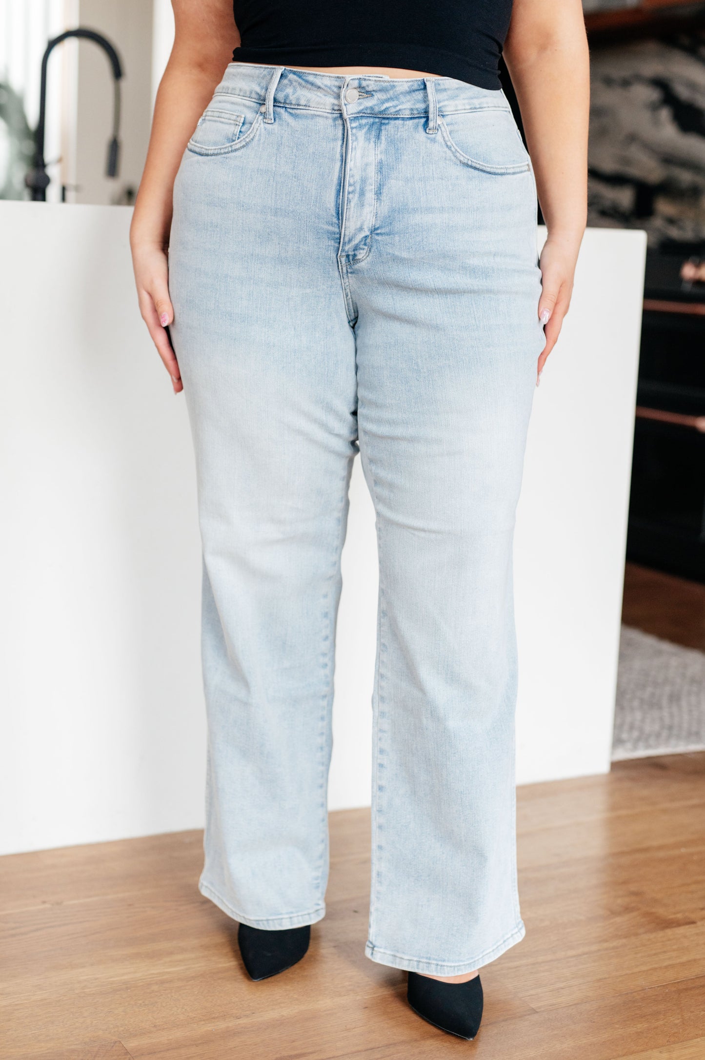 Brooke High Rise Control Top Vintage Wash Straight Jeans-Womens-Ave Shops-Happy Campers Boutique, Women's Fashion and More in Plainwell, MI