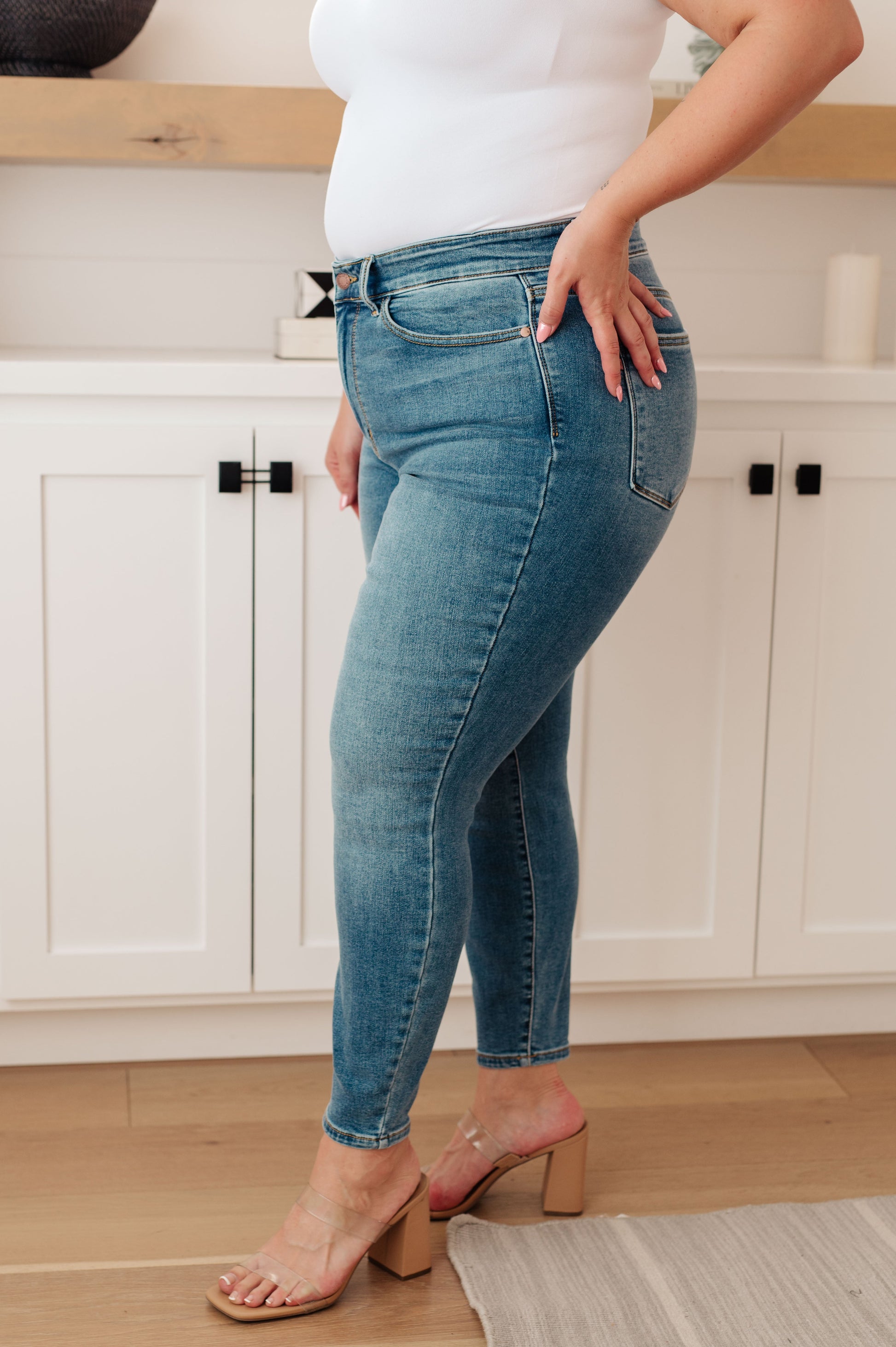 Bryant High Rise Thermal Skinny Jean-Womens-Ave Shops-Happy Campers Boutique, Women's Fashion and More in Plainwell, MI